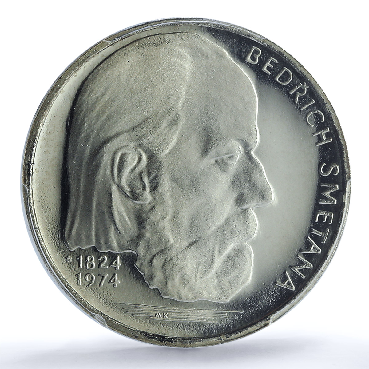 Czechoslovakia 100 korun Composer Bedrich Smetana PR67 PCGS silver coin 1974