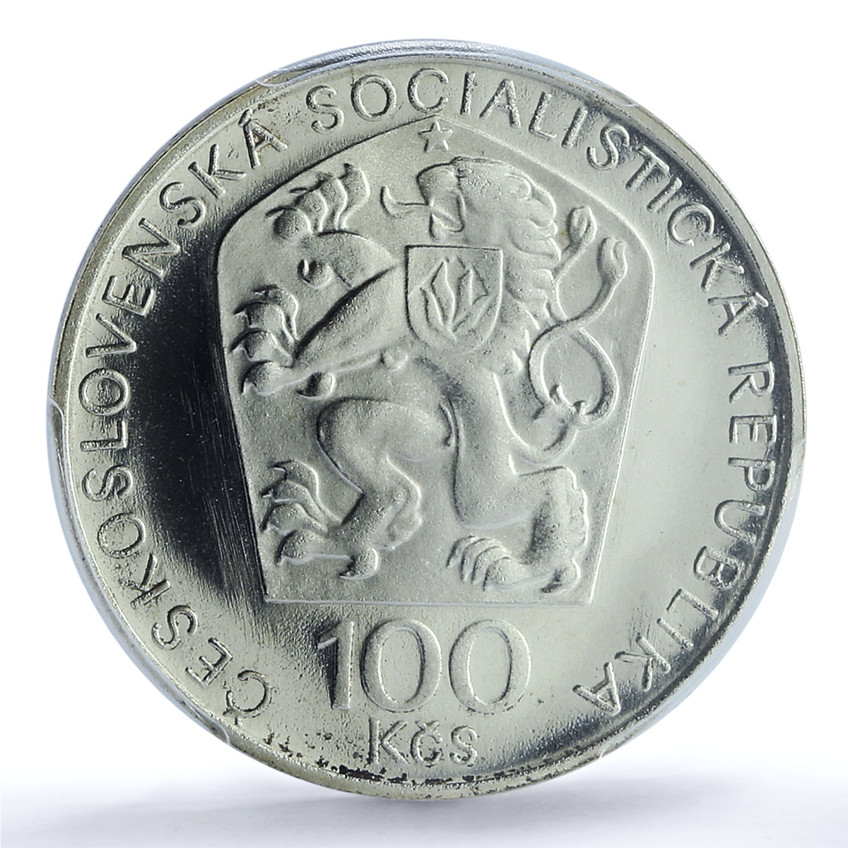 Czechoslovakia 100 korun Composer Bedrich Smetana PR67 PCGS silver coin 1974