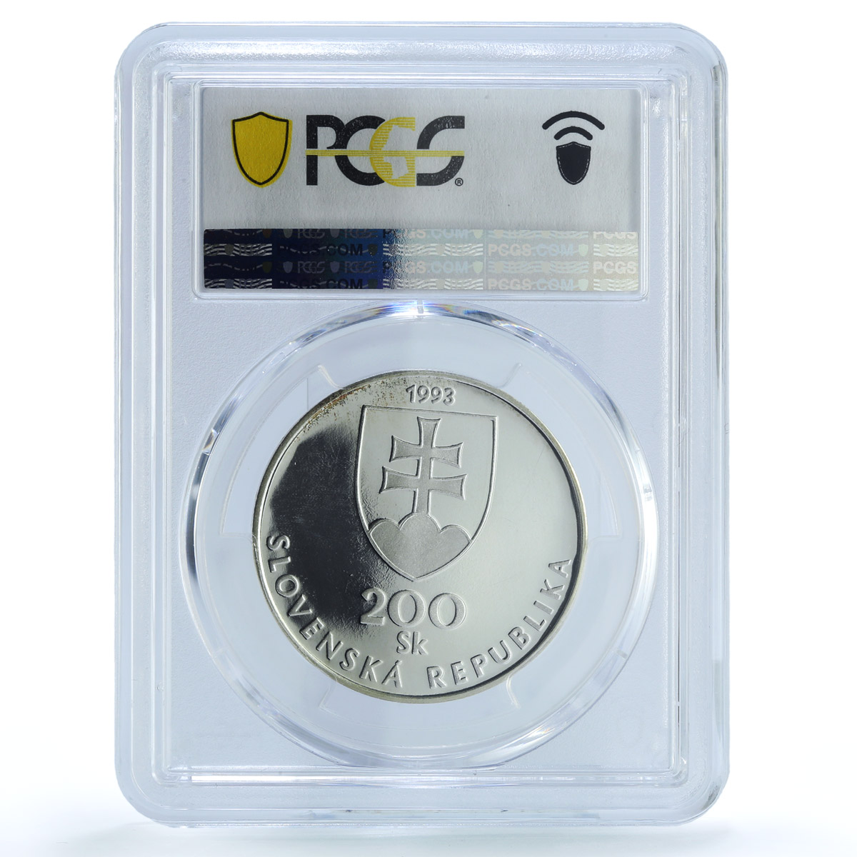 Slovakia 200 korun Slovak Language Politics Writers PR66 PCGS silver coin 1993 Slovakia 200 korun Slovak Language Politics Writers PR66 PCGS silver coin 1993