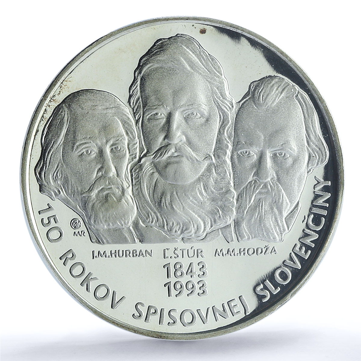 Slovakia 200 korun Slovak Language Politics Writers PR66 PCGS silver coin 1993 Slovakia 200 korun Slovak Language Politics Writers PR66 PCGS silver coin 1993