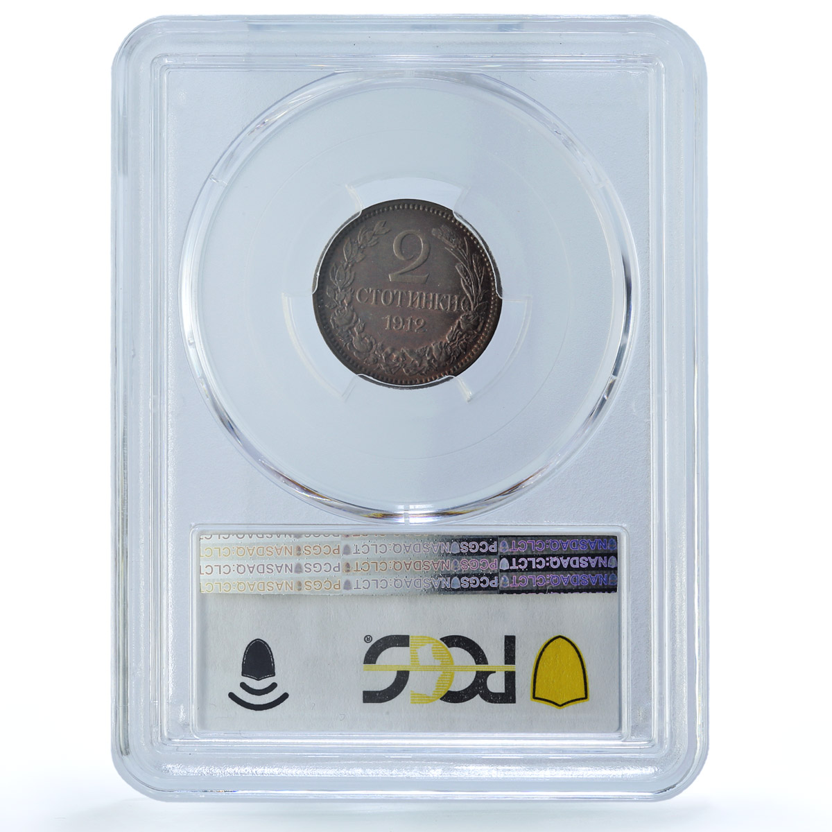 Bulgaria 2 stotinki Ferdinand I Coinage Coat of Arms MS63 PCGS bronze coin 1912 Bulgaria 2 stotinki Ferdinand I Coinage Coat of Arms MS63 PCGS bronze coin 1912