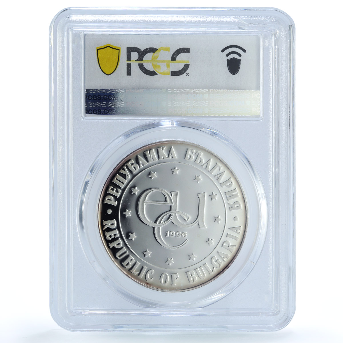 Bulgaria 1000 leva St John of Rila Monastery PR66 PCGS silver coin 1996 Bulgaria 1000 leva St John of Rila Monastery PR66 PCGS silver coin 1996