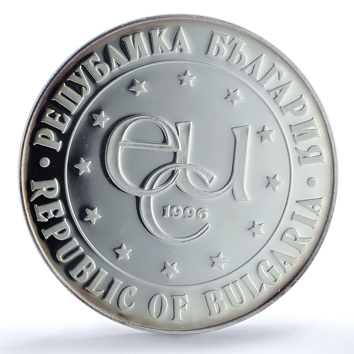 Bulgaria 1000 leva St John of Rila Monastery PR66 PCGS silver coin 1996 Bulgaria 1000 leva St John of Rila Monastery PR66 PCGS silver coin 1996