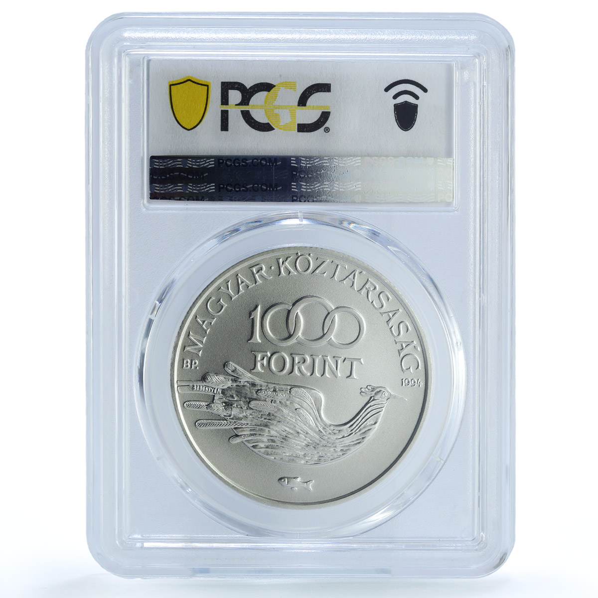 Hungary 1000 forint Protect Our World Fragile Bird Map MS69 PCGS Ag coin 1994 Hungary 1000 forint Protect Our World Fragile Bird Map MS69 PCGS Ag coin 1994
