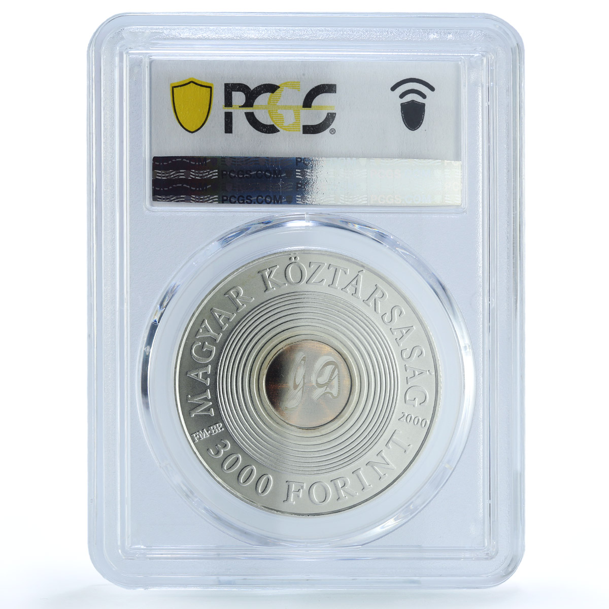 Hungary 3000 forint Hologram Inventor Gabor Denes MS70 PCGS silver coin 2000 Hungary 3000 forint Hologram Inventor Gabor Denes MS70 PCGS silver coin 2000
