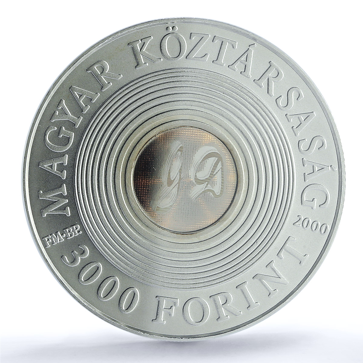 Hungary 3000 forint Hologram Inventor Gabor Denes MS70 PCGS silver coin 2000 Hungary 3000 forint Hologram Inventor Gabor Denes MS70 PCGS silver coin 2000