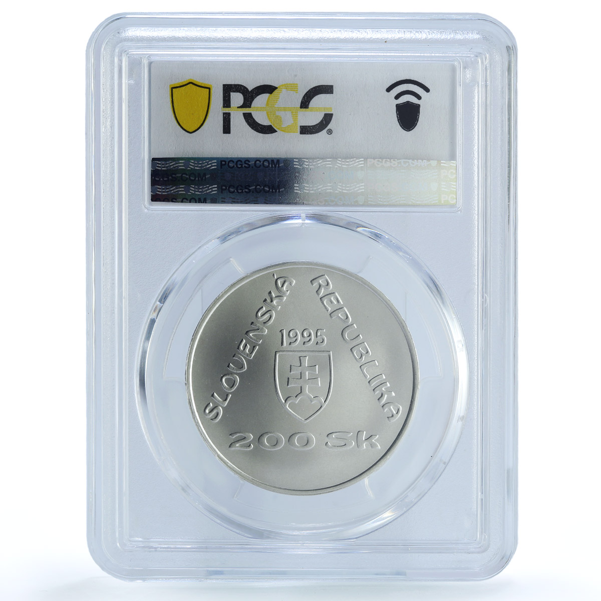 Slovakia 200 korun Bratislava Tram Trains Railroads MS70 PCGS silver coin 1995 Slovakia 200 korun Bratislava Tram Trains Railroads MS70 PCGS silver coin 1995