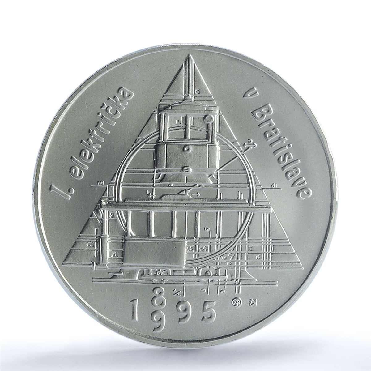 Slovakia 200 korun Bratislava Tram Trains Railroads MS70 PCGS silver coin 1995 Slovakia 200 korun Bratislava Tram Trains Railroads MS70 PCGS silver coin 1995