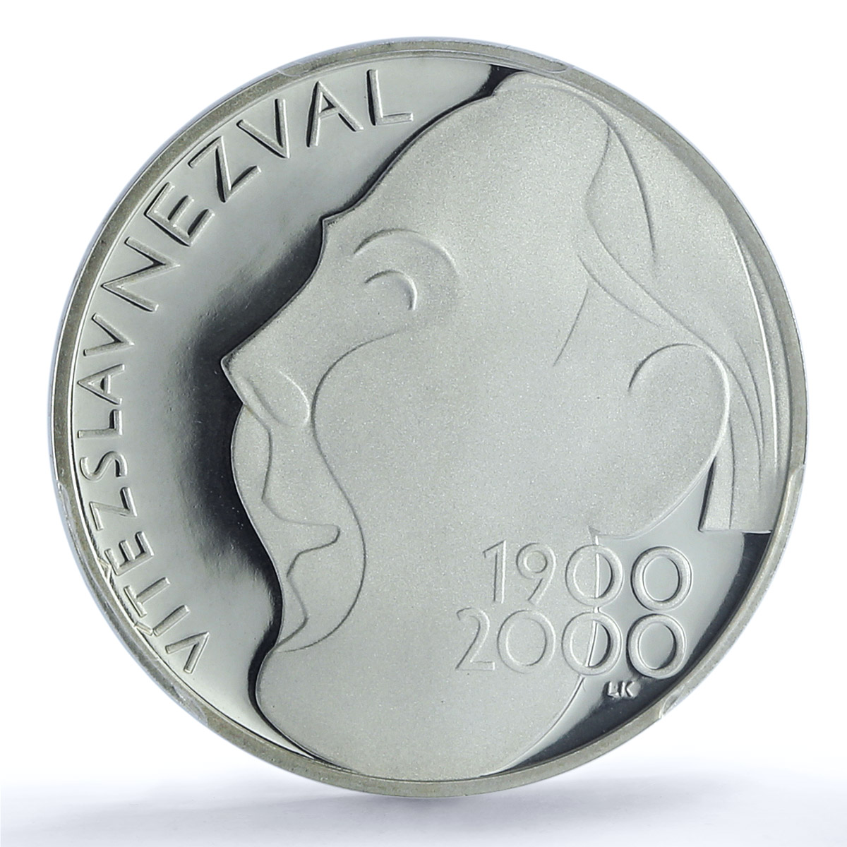 Czech Republic 200 korun Poet Vitezslav Nezval Literature PR69 PCGS Ag coin 2000 Czech Republic 200 korun Poet Vitezslav Nezval Literature PR69 PCGS Ag coin 2000