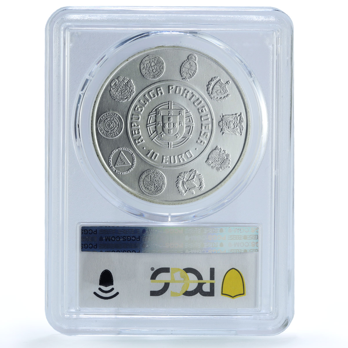 Portugal 10 euro Ship Clipper Nautica Navigator Seafaring MS67 PCGS Ag coin 2003 Portugal 10 euro Ship Clipper Nautica Navigator Seafaring MS67 PCGS Ag coin 2003