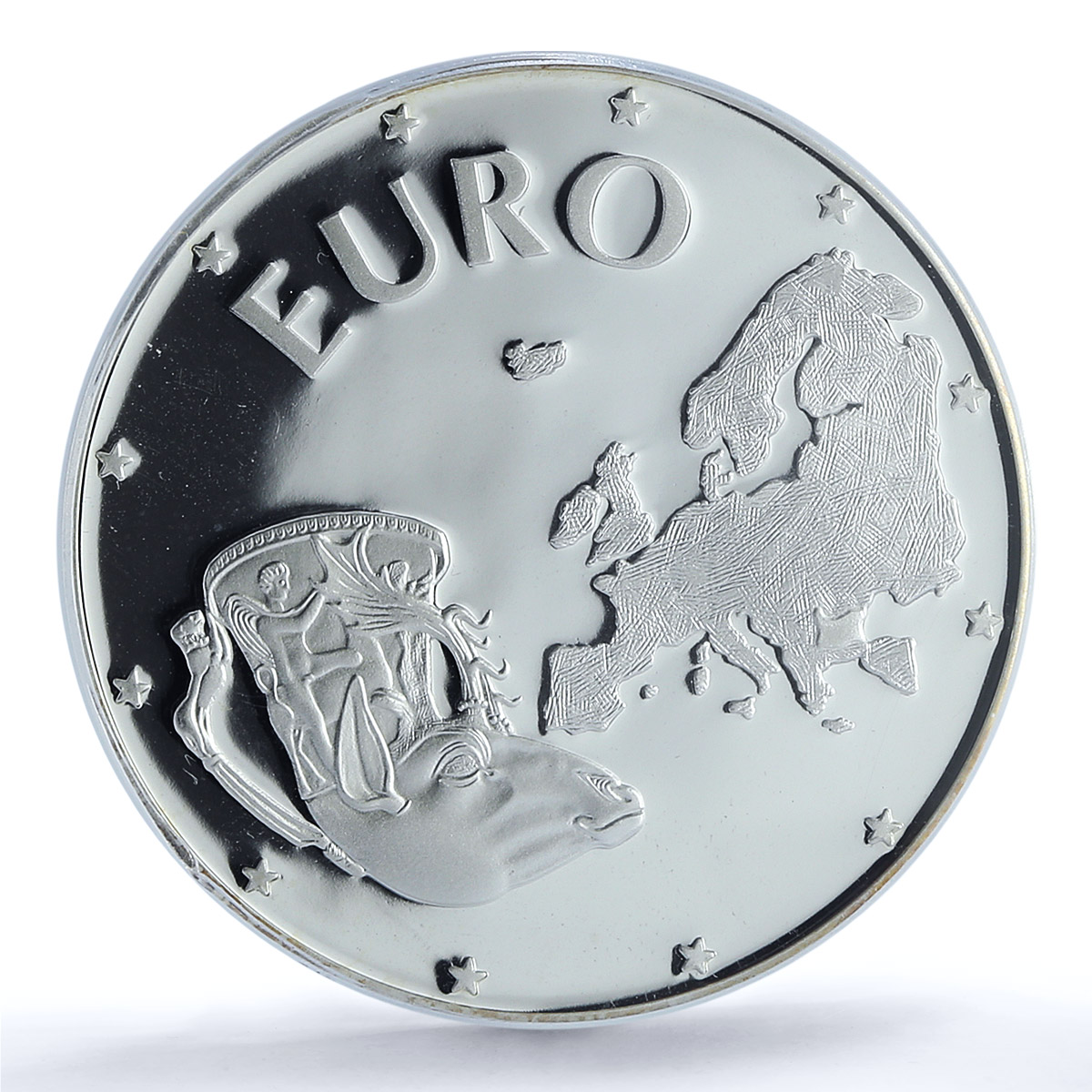 Bulgaria 10000 leva Euro Rhyton Rider of Madara PR67 PCGS silver coin 1998 Bulgaria 10000 leva Euro Rhyton Rider of Madara PR67 PCGS silver coin 1998