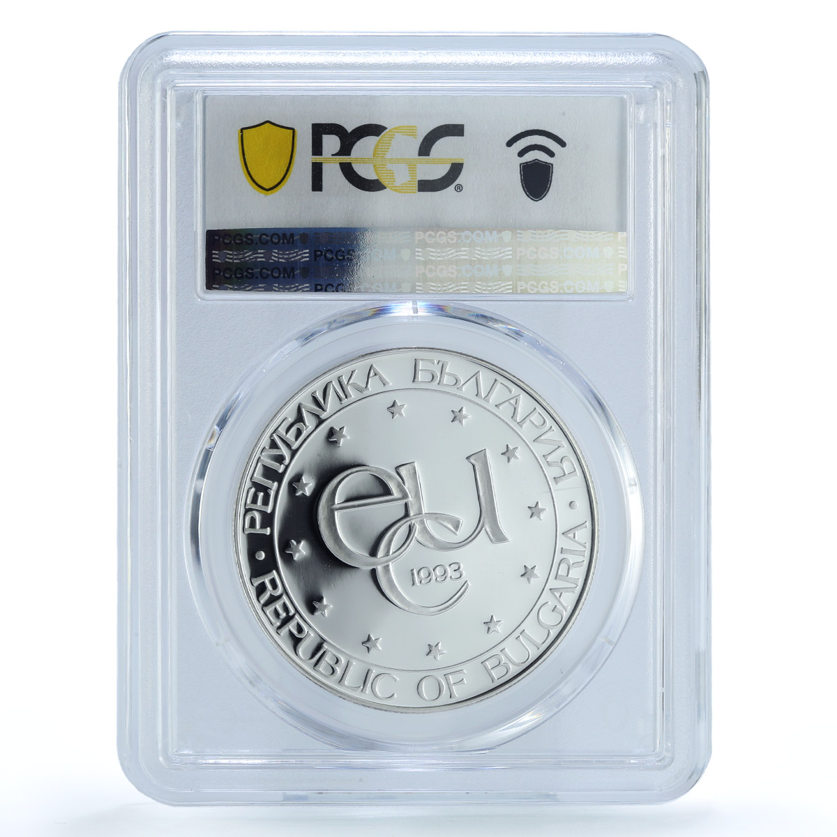 Bulgaria 500 leva European Community St.Theodor Stratilat PR67 PCGS silver 1993 Bulgaria 500 leva European Community St.Theodor Stratilat PR67 PCGS silver 1993