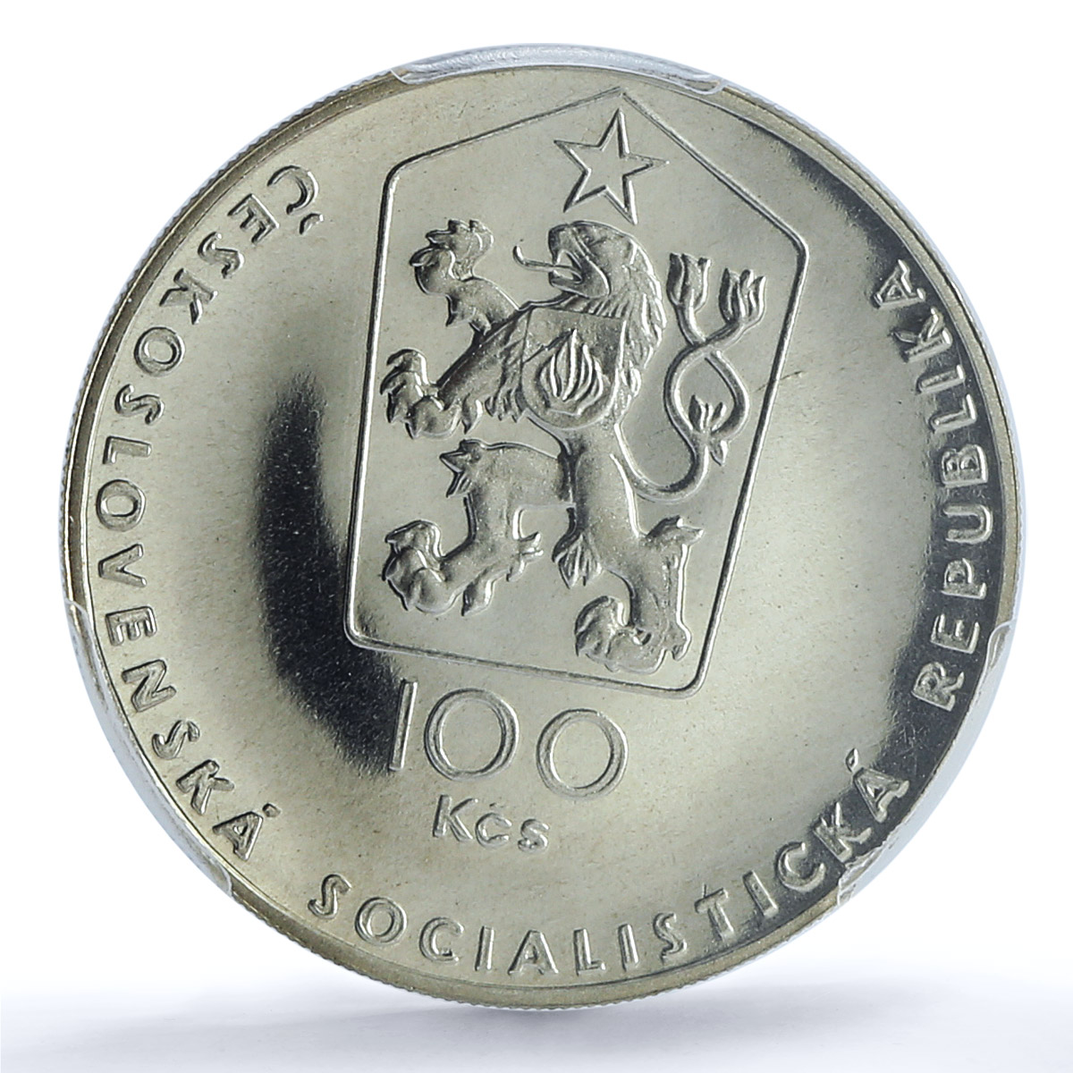 Czechoslovakia 100 korun Writer Jaroslav Hasek Literature PR68 PCGS Ag coin 1983 Czechoslovakia 100 korun Writer Jaroslav Hasek Literature PR68 PCGS Ag coin 1983