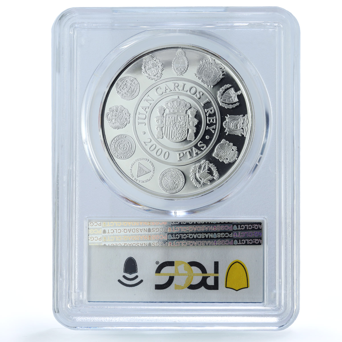 Spain 2000 pesetas Crafts Native Costumes Flamenco Dance PR68 PCGS Ag coin 1997 Spain 2000 pesetas Crafts Native Costumes Flamenco Dance PR68 PCGS Ag coin 1997