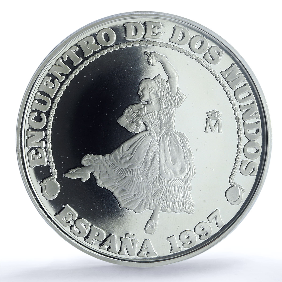 Spain 2000 pesetas Crafts Native Costumes Flamenco Dance PR68 PCGS Ag coin 1997 Spain 2000 pesetas Crafts Native Costumes Flamenco Dance PR68 PCGS Ag coin 1997