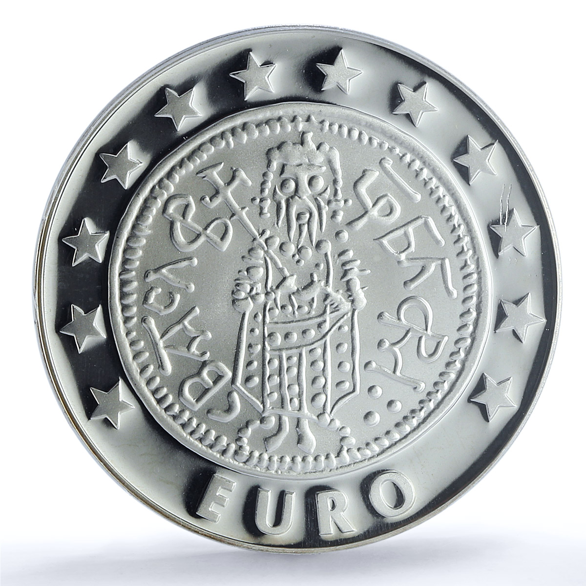 Bulgaria 10 leva Acceptance in the European Union PR67 PCGS silver coin 2000 Bulgaria 10 leva Acceptance in the European Union PR67 PCGS silver coin 2000