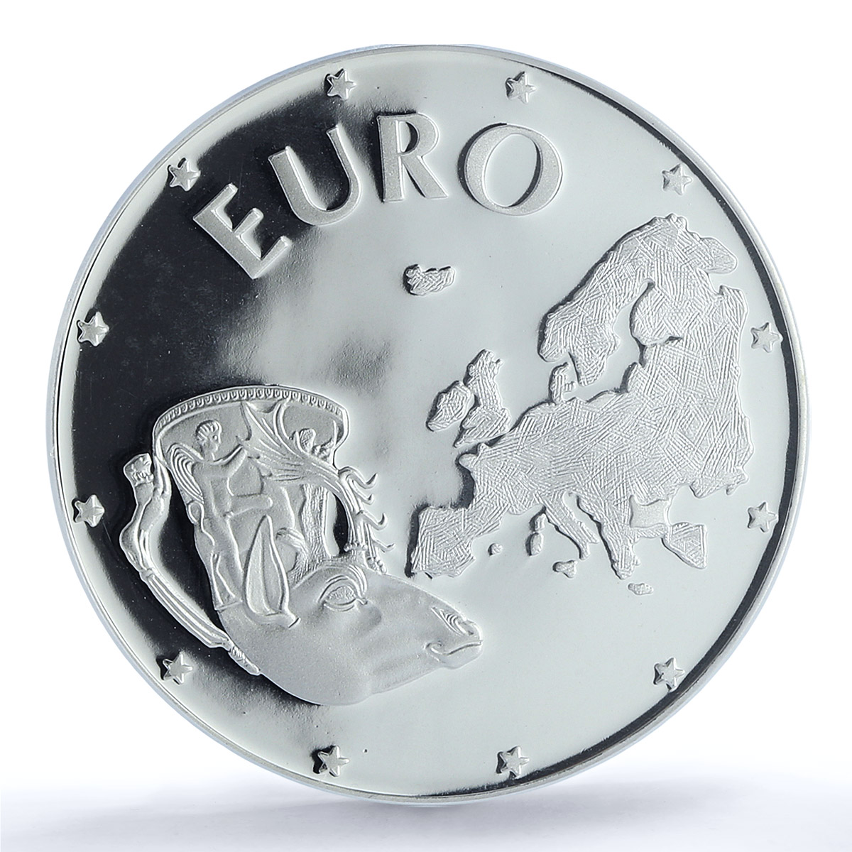 Bulgaria 10000 leva Euro Rhyton Rider of Madara PR67 PCGS silver coin 1998 Bulgaria 10000 leva Euro Rhyton Rider of Madara PR67 PCGS silver coin 1998