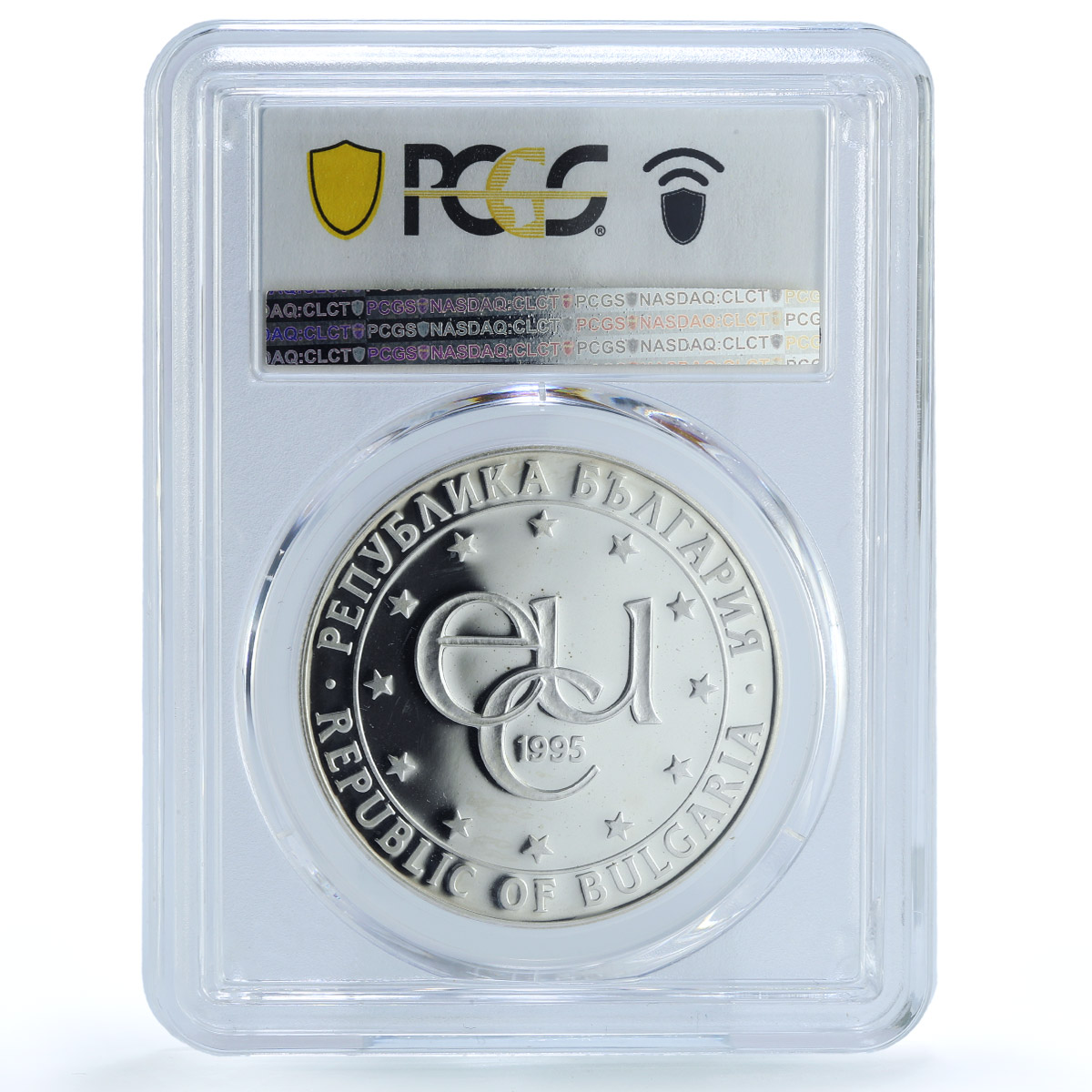 Bulgaria 1000 leva Rozhen Astronomical Observatory PR66 PCGS silver coin 1995 Bulgaria 1000 leva Rozhen Astronomical Observatory PR66 PCGS silver coin 1995