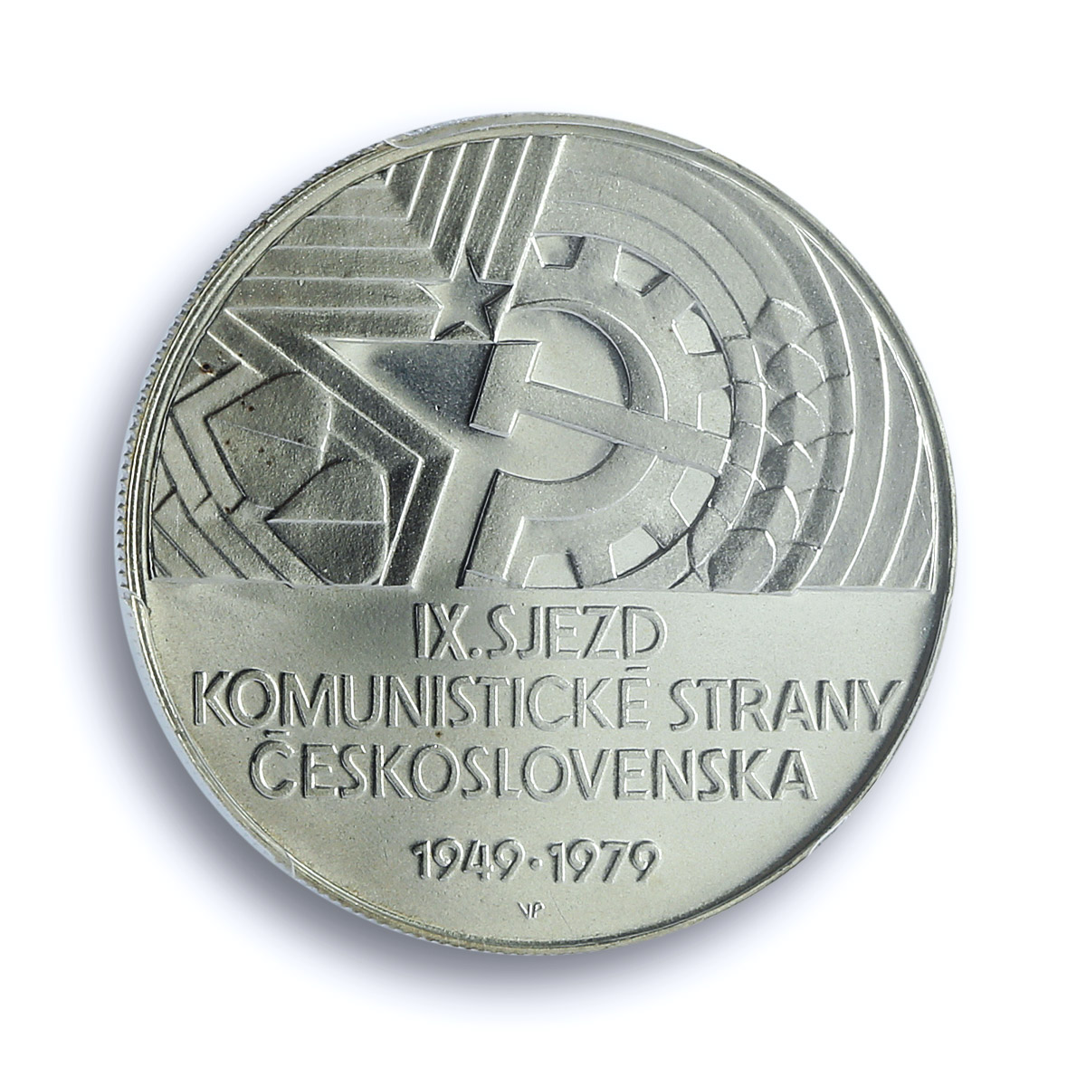 Czechoslovakia 50 korun Politics Communist Party Congress PR69 PCGS coin 1979 Czechoslovakia 50 korun Politics Communist Party Congress PR69 PCGS coin 1979