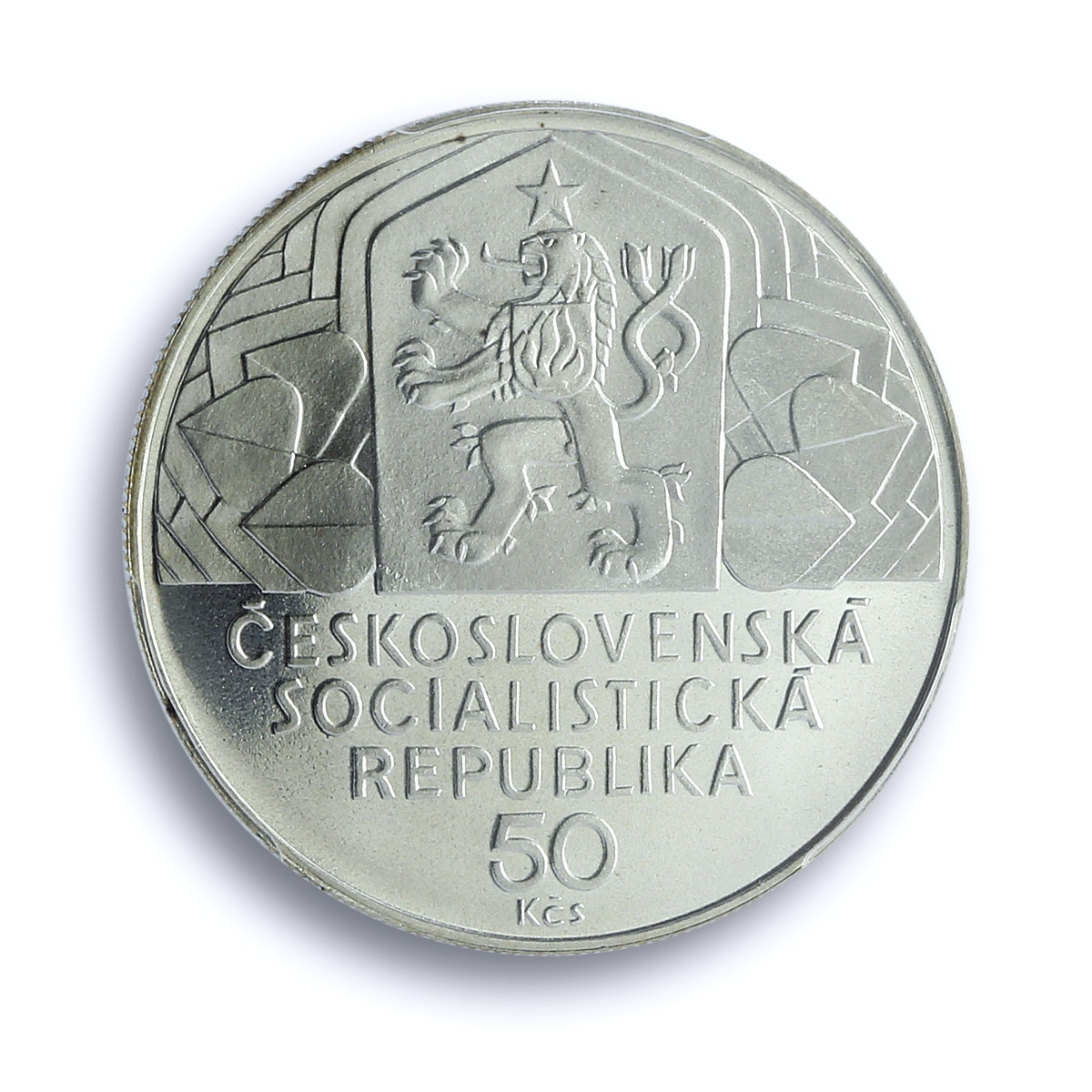 Czechoslovakia 50 korun Politics Communist Party Congress PR69 PCGS coin 1979 Czechoslovakia 50 korun Politics Communist Party Congress PR69 PCGS coin 1979