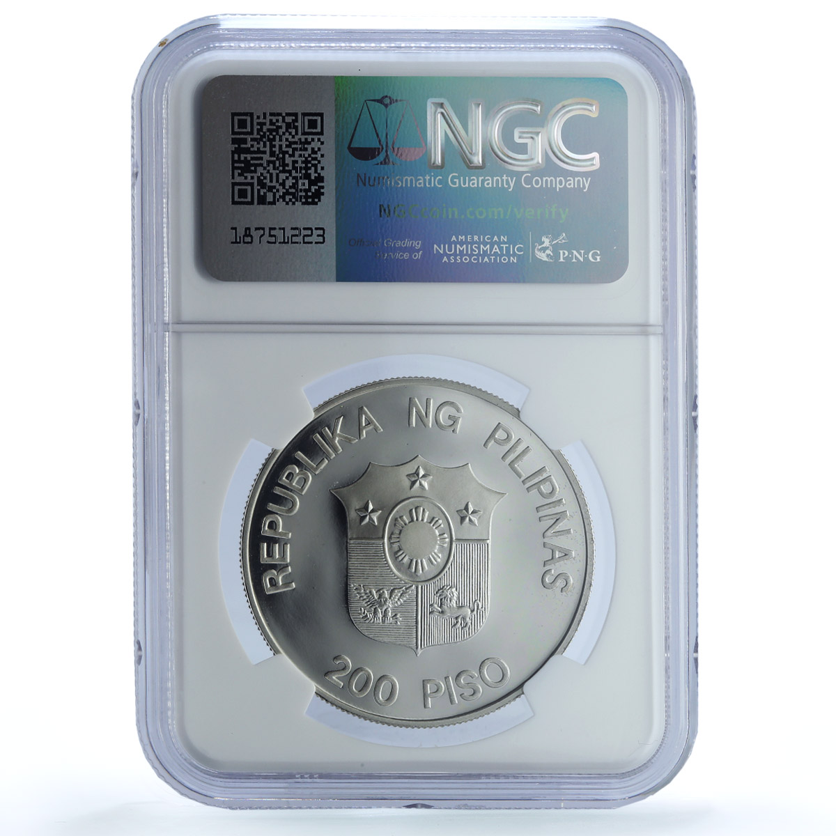 Philippines 200 piso UNICEF Save the Children Child Year PF69 NGC Ag coin 1990 Philippines 200 piso UNICEF Save the Children Child Year PF69 NGC Ag coin 1990