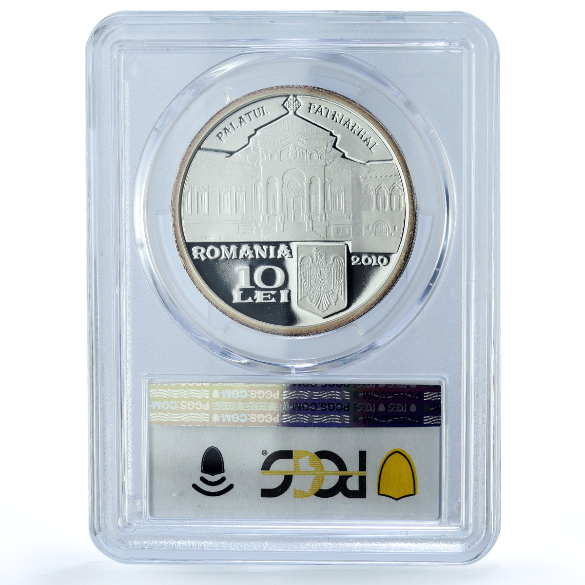 Romania 10 lei Romanian Orthodox Justinian Marina PR69 PCGS silver coin 2010 Romania 10 lei Romanian Orthodox Justinian Marina PR69 PCGS silver coin 2010