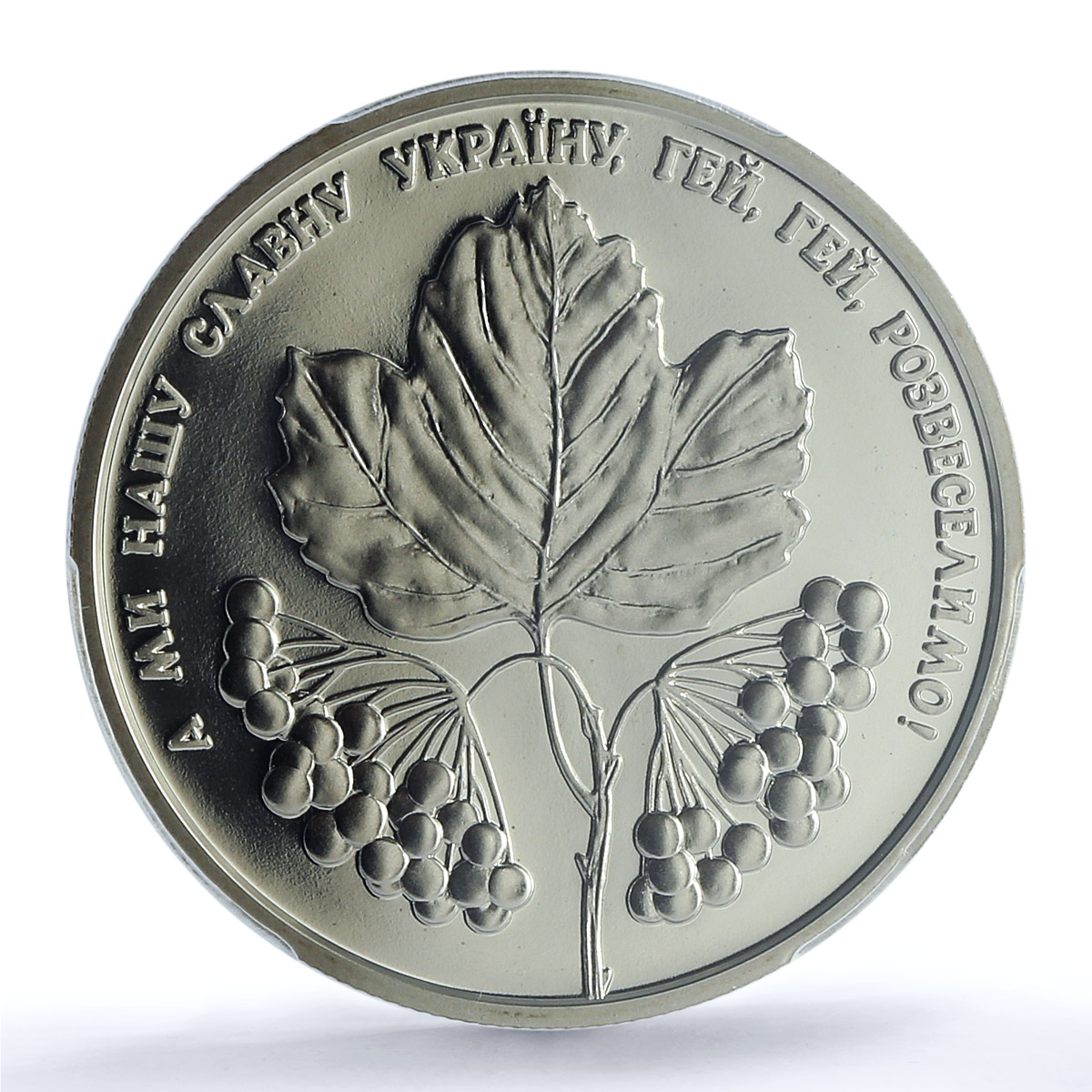 Ukraine 5 hryvnias Red Viburnum Song Glorious Ukraine PR70 PCGS CuNi coin 2022 Ukraine 5 hryvnias Red Viburnum Song Glorious Ukraine PR70 PCGS CuNi coin 2022