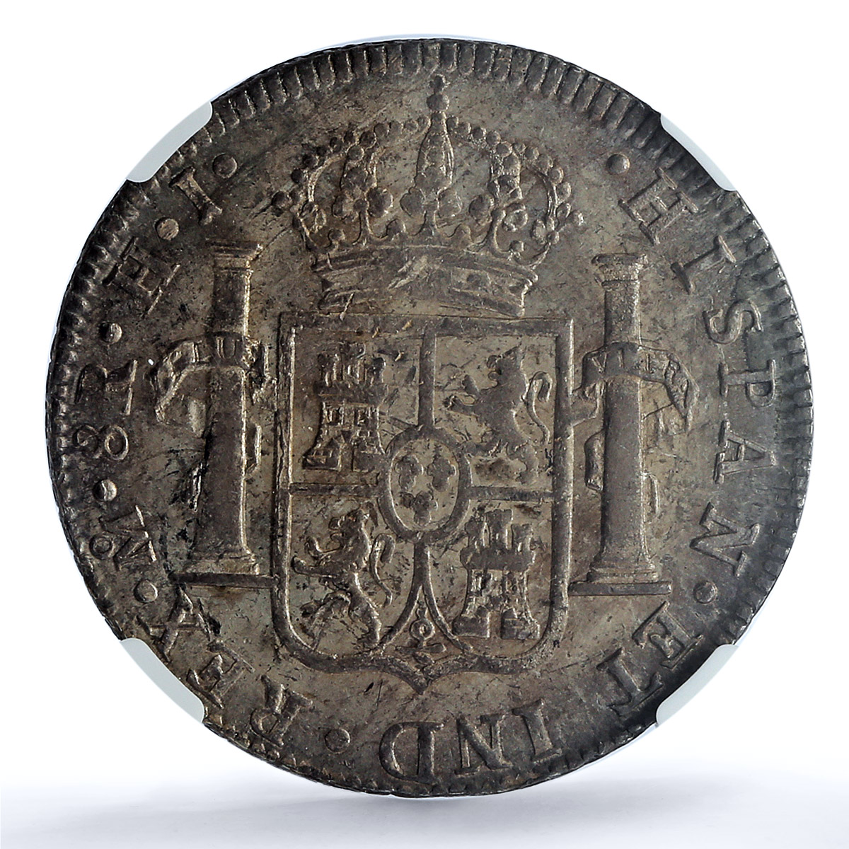 Mexico 8 reales State Coinage Fernando VII Coat of Arms HJ AU58 NGC Ag coin 1810 Mexico 8 reales State Coinage Fernando VII Coat of Arms HJ AU58 NGC Ag coin 1810