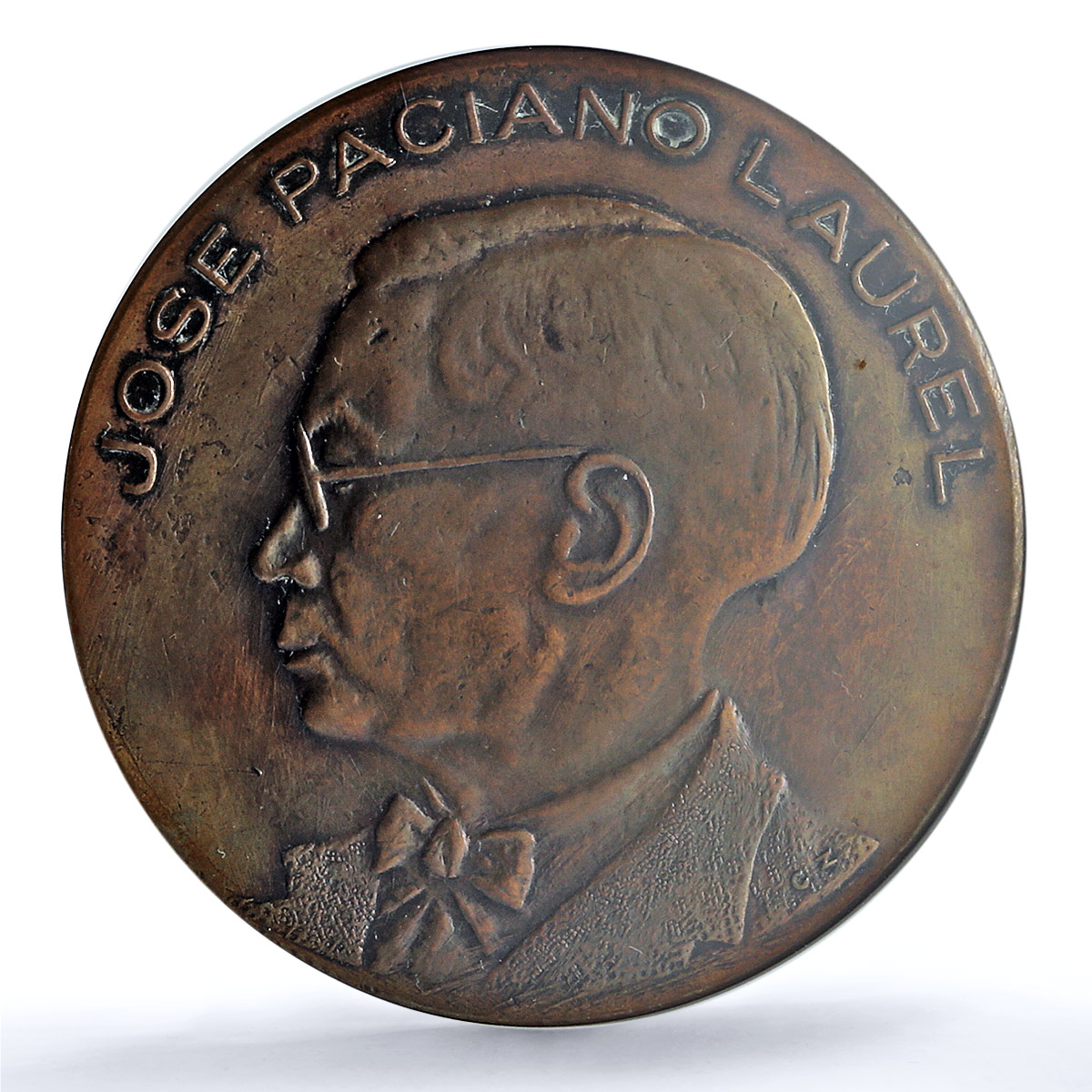 Philippines Japanese Occupation Jose Laurel Politics AU NGC bronze medal 1944 Philippines Japanese Occupation Jose Laurel Politics AU NGC bronze medal 1944
