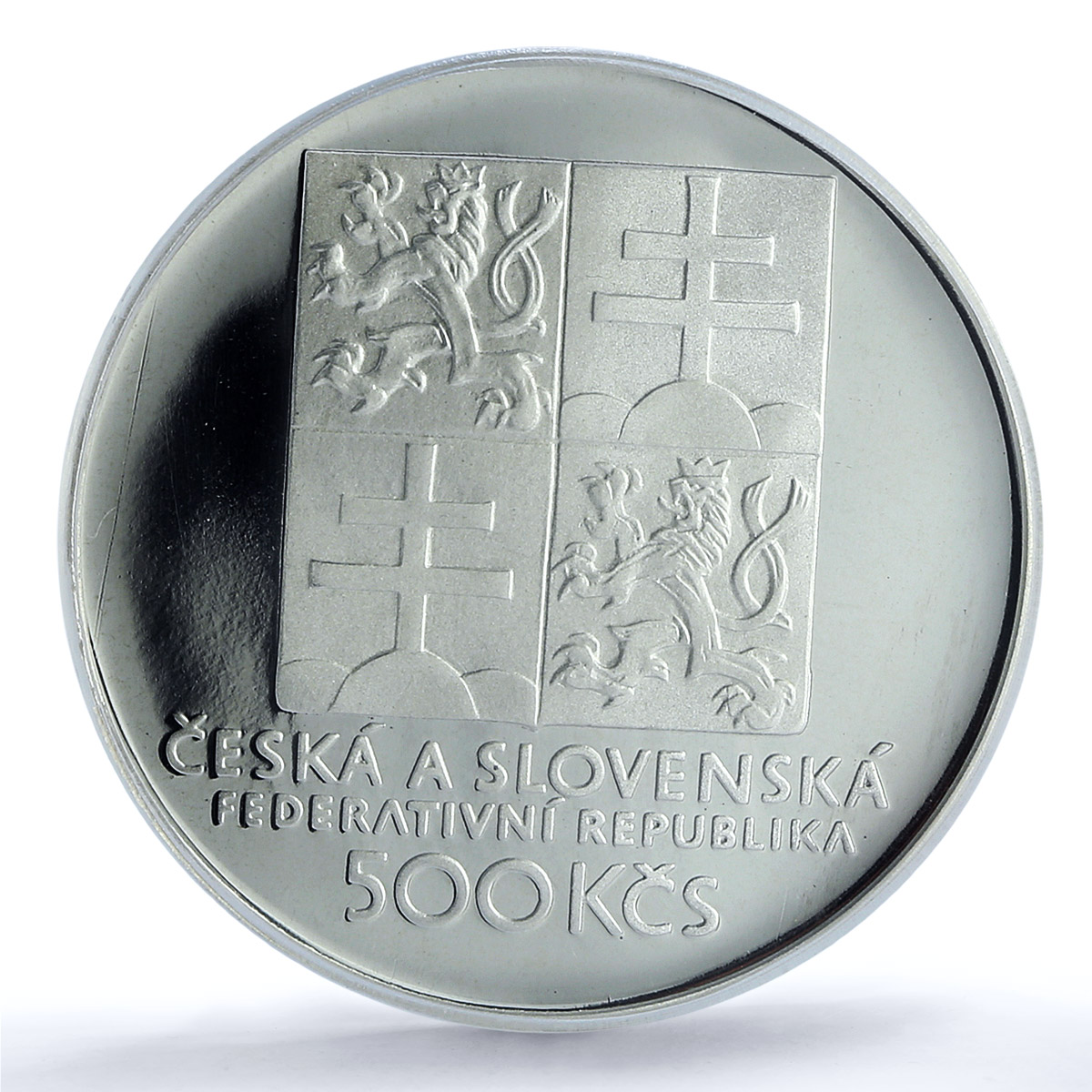 Czechoslovakia 500 korun Centennial of Czech Tennis PR67 PCGS silver coin 1993 Czechoslovakia 500 korun Centennial of Czech Tennis PR67 PCGS silver coin 1993