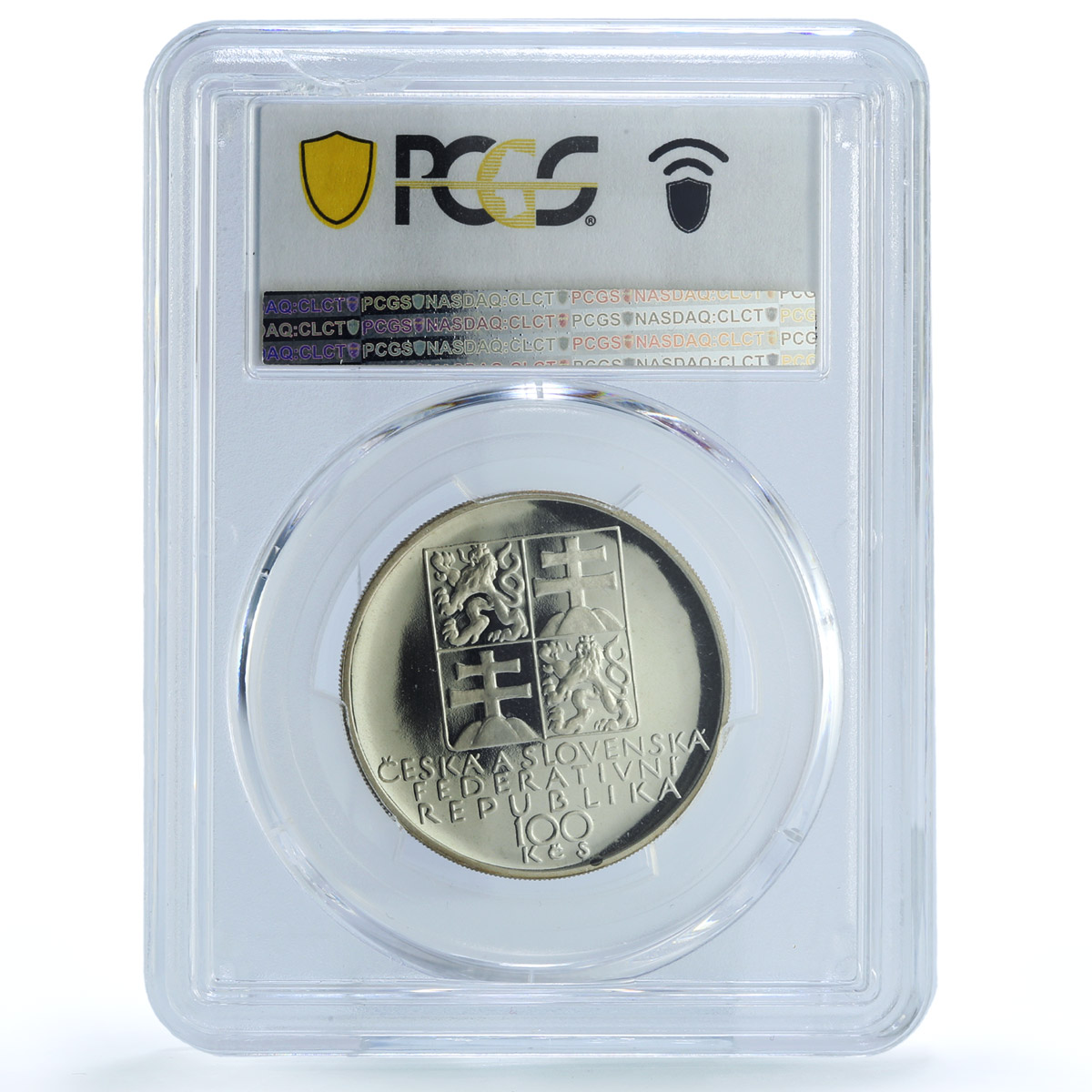 Czechoslovakia 100 korun Composer Antonin Dvorak Music PR68 PCGS Ag coin 1991 Czechoslovakia 100 korun Composer Antonin Dvorak Music PR68 PCGS Ag coin 1991