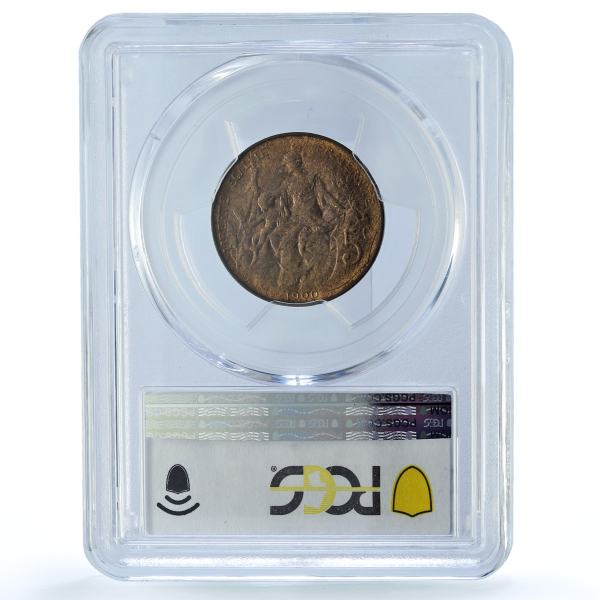 France 5 centimes Republic Liberty Head KM-842 MS63RB PCGS bronze coin 1900 France 5 centimes Republic Liberty Head KM-842 MS63RB PCGS bronze coin 1900