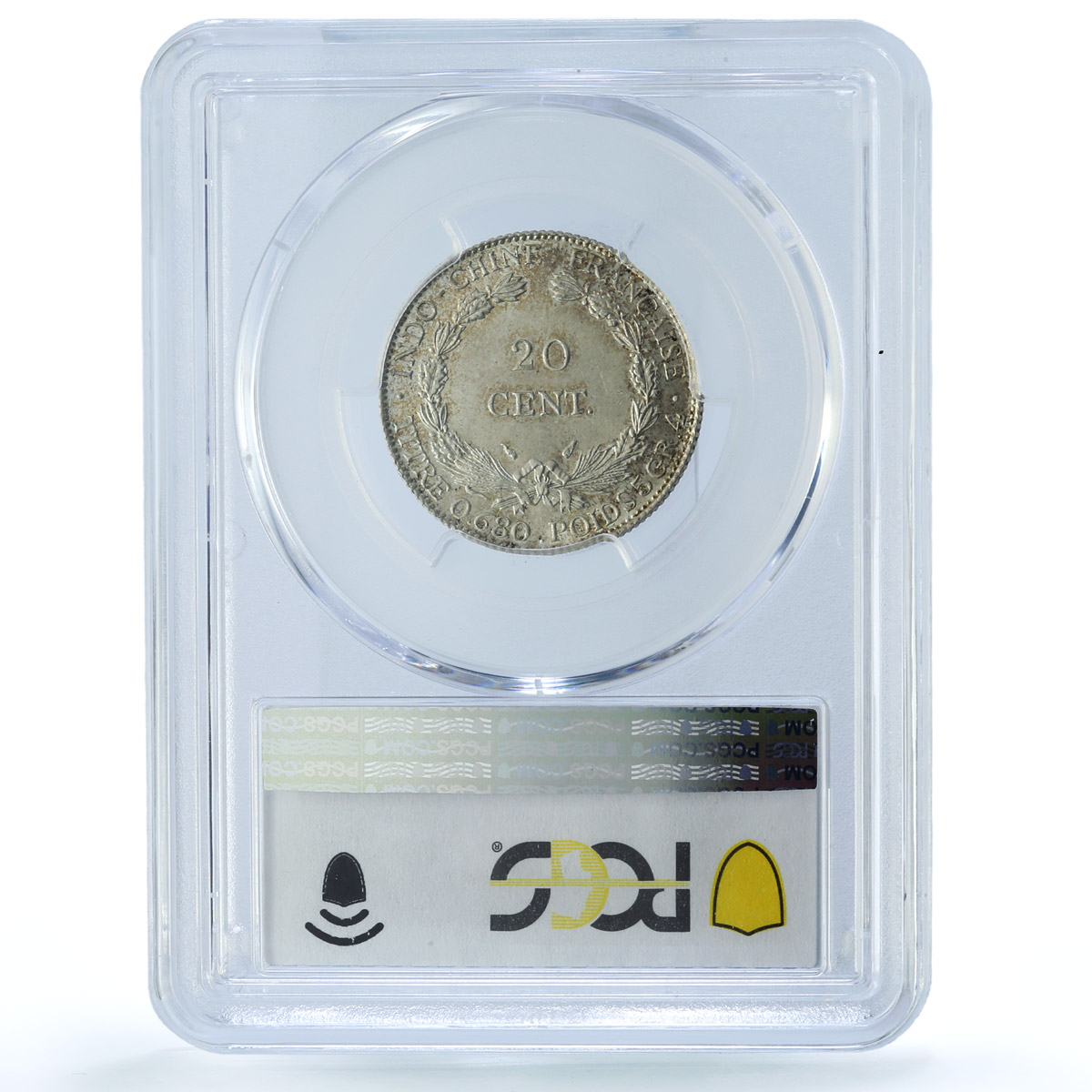 France French Indochina 20 cents Liberty Seated KM-17.2 MS64 PCGS Ag coin 1937 France French Indochina 20 cents Liberty Seated KM-17.2 MS64 PCGS Ag coin 1937
