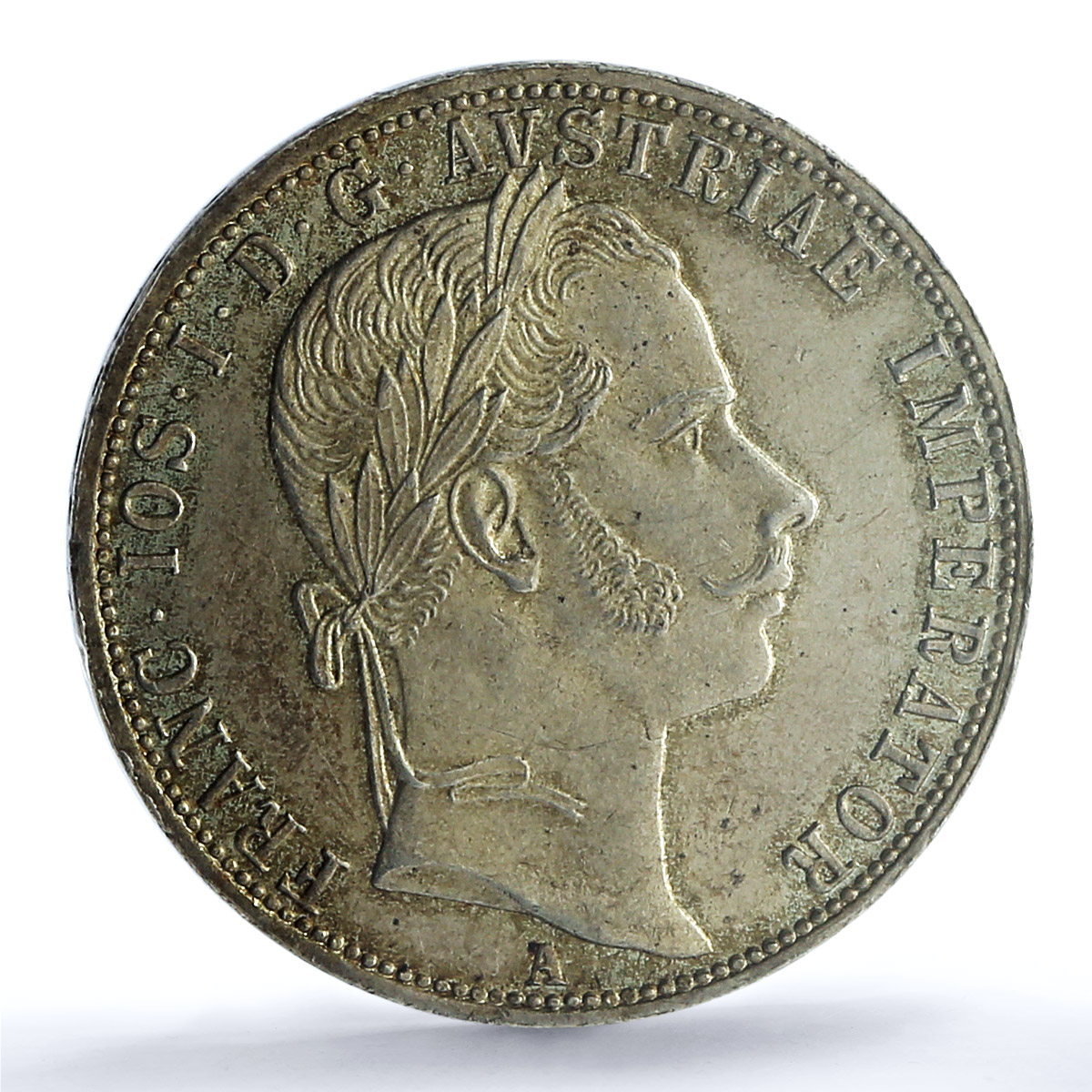 Austria 1 florin Franz Joseph I Coinage KM-2219 MS63 PCGS silver coin 1859 A Austria 1 florin Franz Joseph I Coinage KM-2219 MS63 PCGS silver coin 1859 A