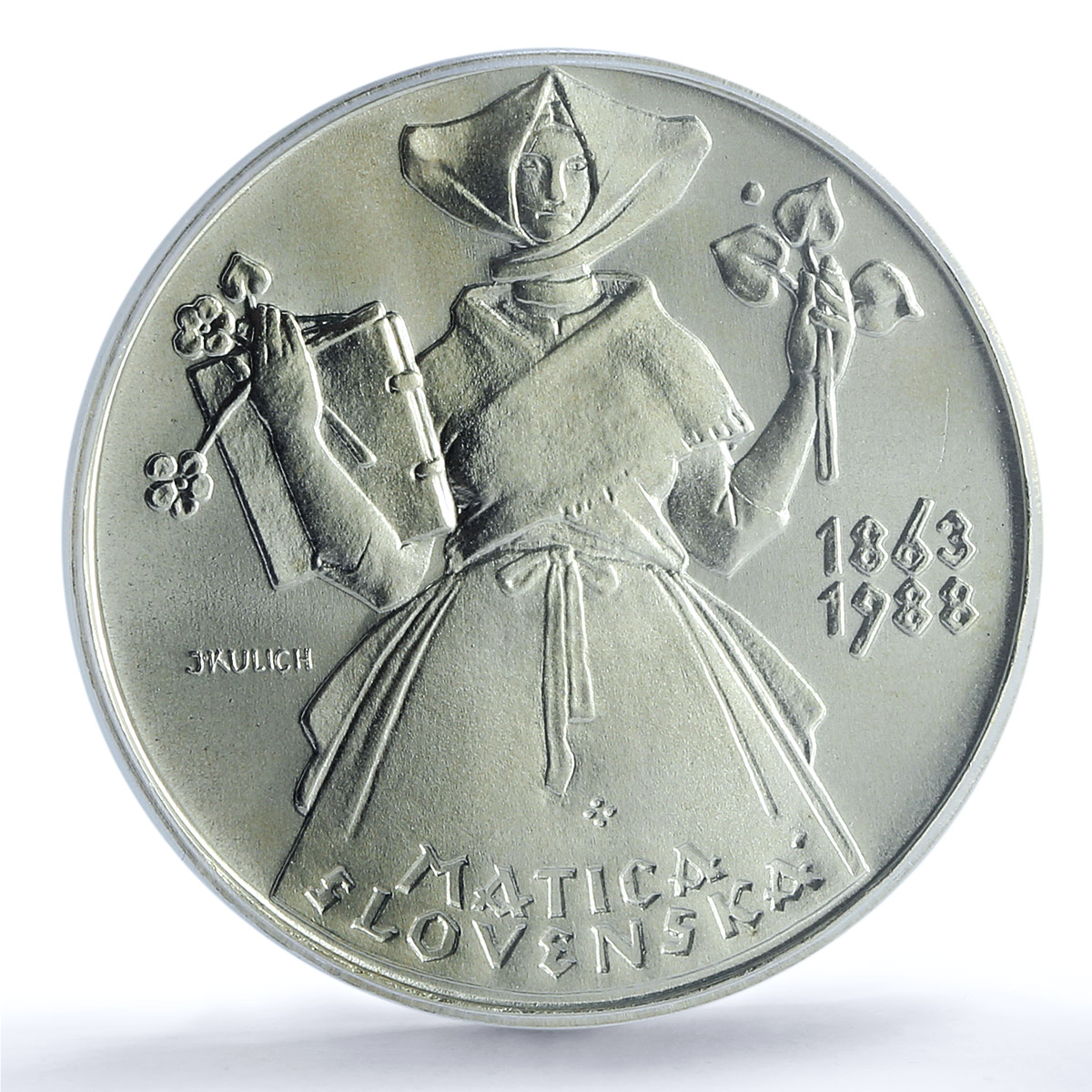 Czechoslovakia 500 korun Matica Slovenska Society MS67 PCGS silver coin 1988 Czechoslovakia 500 korun Matica Slovenska Society MS67 PCGS silver coin 1988