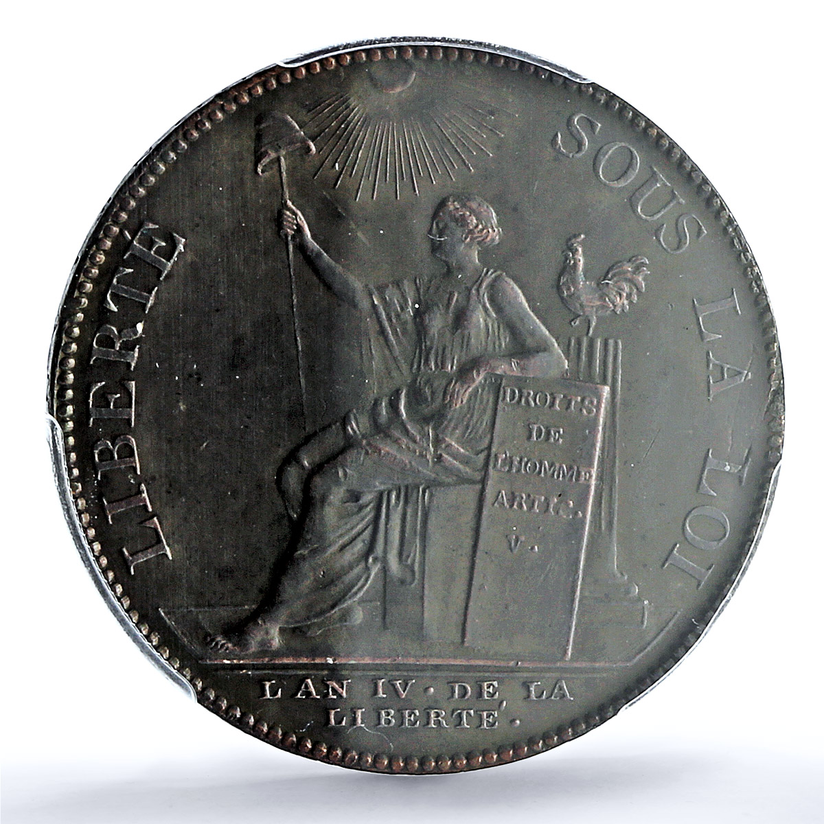 France 2 sols Monneron Freres w/o Parentheses MAZ-157 SP55 PCGS bronze coin 1792 France 2 sols Monneron Freres w/o Parentheses MAZ-157 SP55 PCGS bronze coin 1792