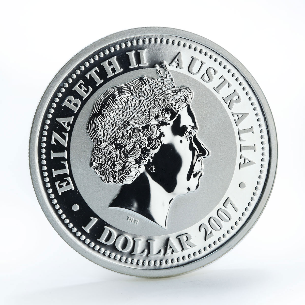 Australia 1 dollar Year of the Ox Lunar Calendar Series I silver coin 2007