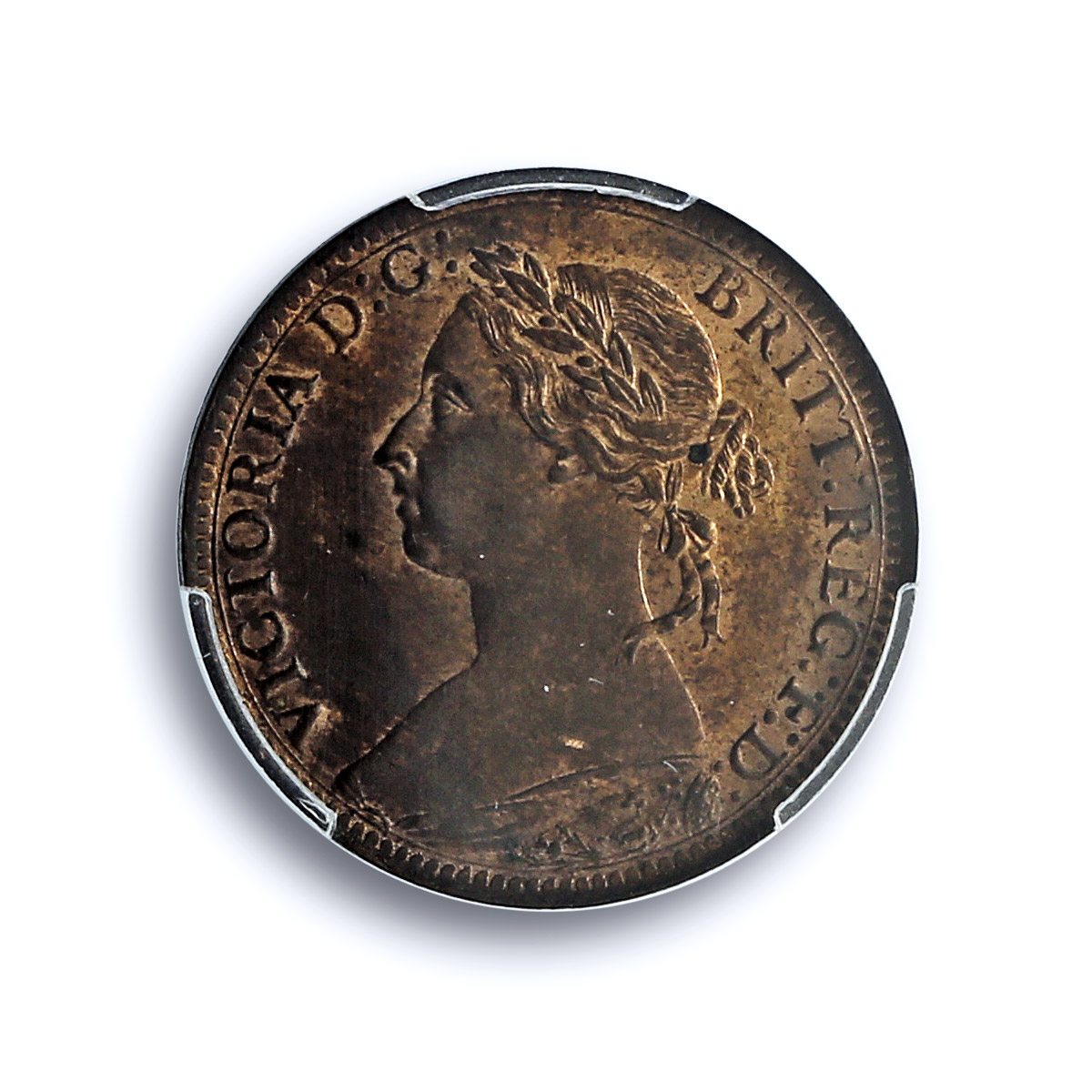 Gr Britain 1 farthing Regular Coinage Queen Victoria MS64 PCGS bronze coin 1888