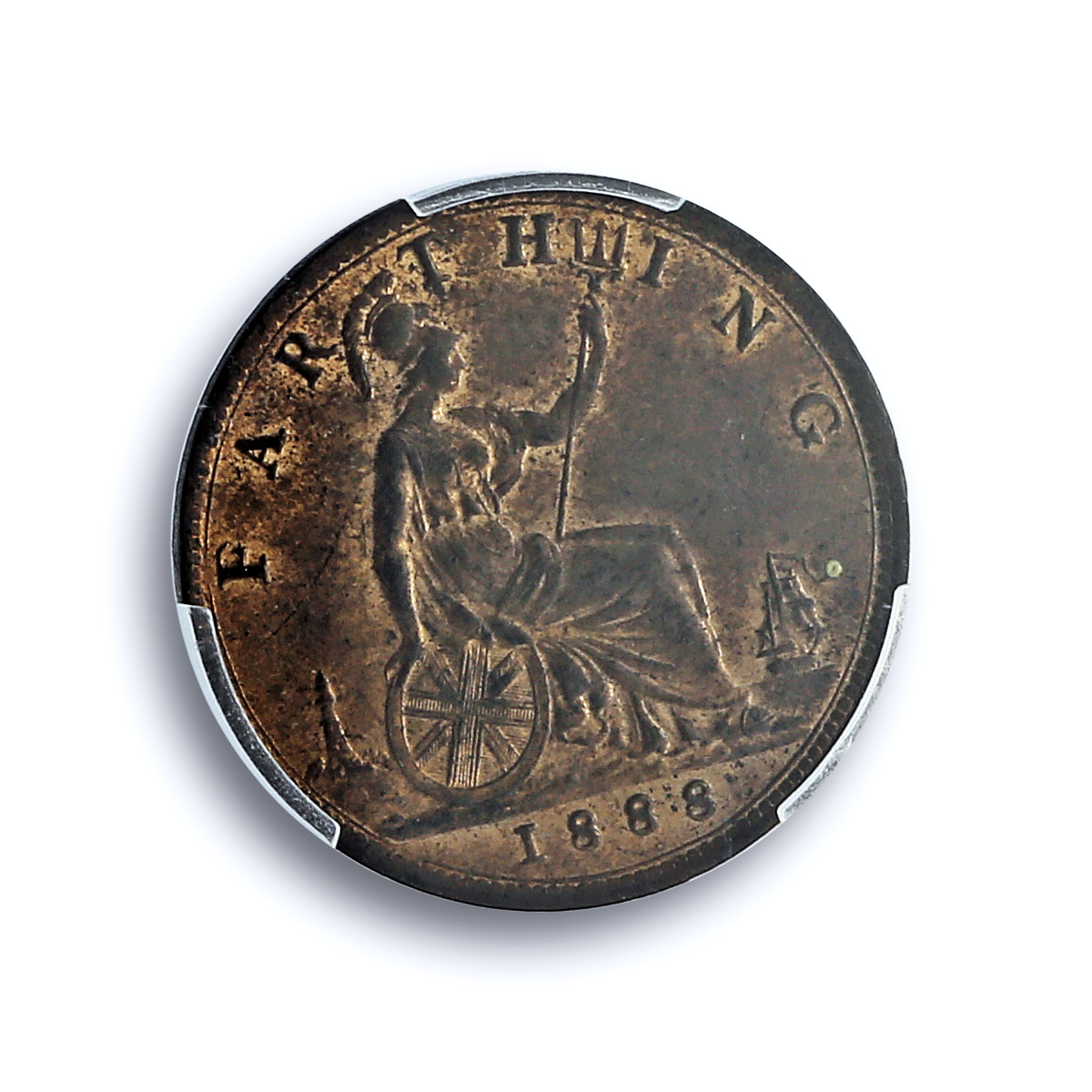 Gr Britain 1 farthing Regular Coinage Queen Victoria MS64 PCGS bronze coin 1888