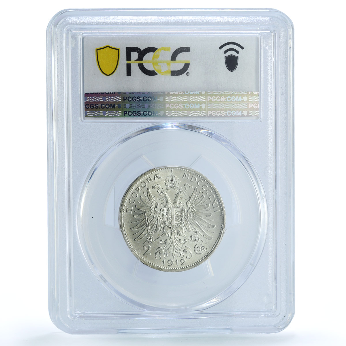 Austria 2 corona Regular Coinage King Franz Joseph II MS63 PCGS silver coin 1912 Austria 2 corona Regular Coinage King Franz Joseph II MS63 PCGS silver coin 1912