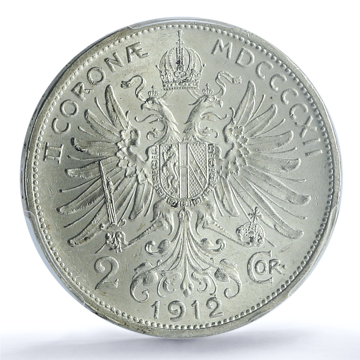 Austria 2 corona Regular Coinage King Franz Joseph II MS63 PCGS silver coin 1912 Austria 2 corona Regular Coinage King Franz Joseph II MS63 PCGS silver coin 1912