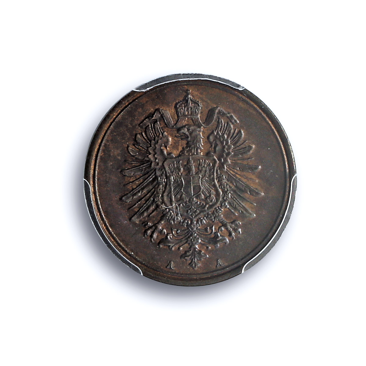 Germany Empire 1 pfennig Wilhelm I Coinage KM-1 MS63 PCGS copper coin 1874 A Germany Empire 1 pfennig Wilhelm I Coinage KM-1 MS63 PCGS copper coin 1874 A