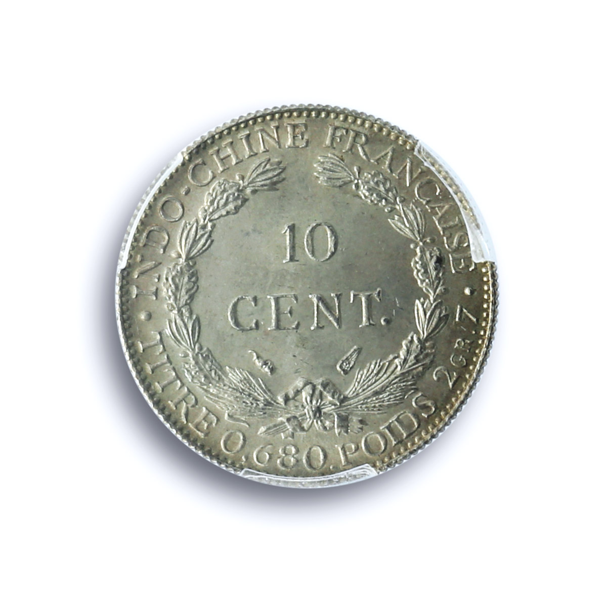 France French Indochina 10 cents Seated Liberty KM-16.2 MS63 PCGS Ag coin 1937 France French Indochina 10 cents Seated Liberty KM-16.2 MS63 PCGS Ag coin 1937
