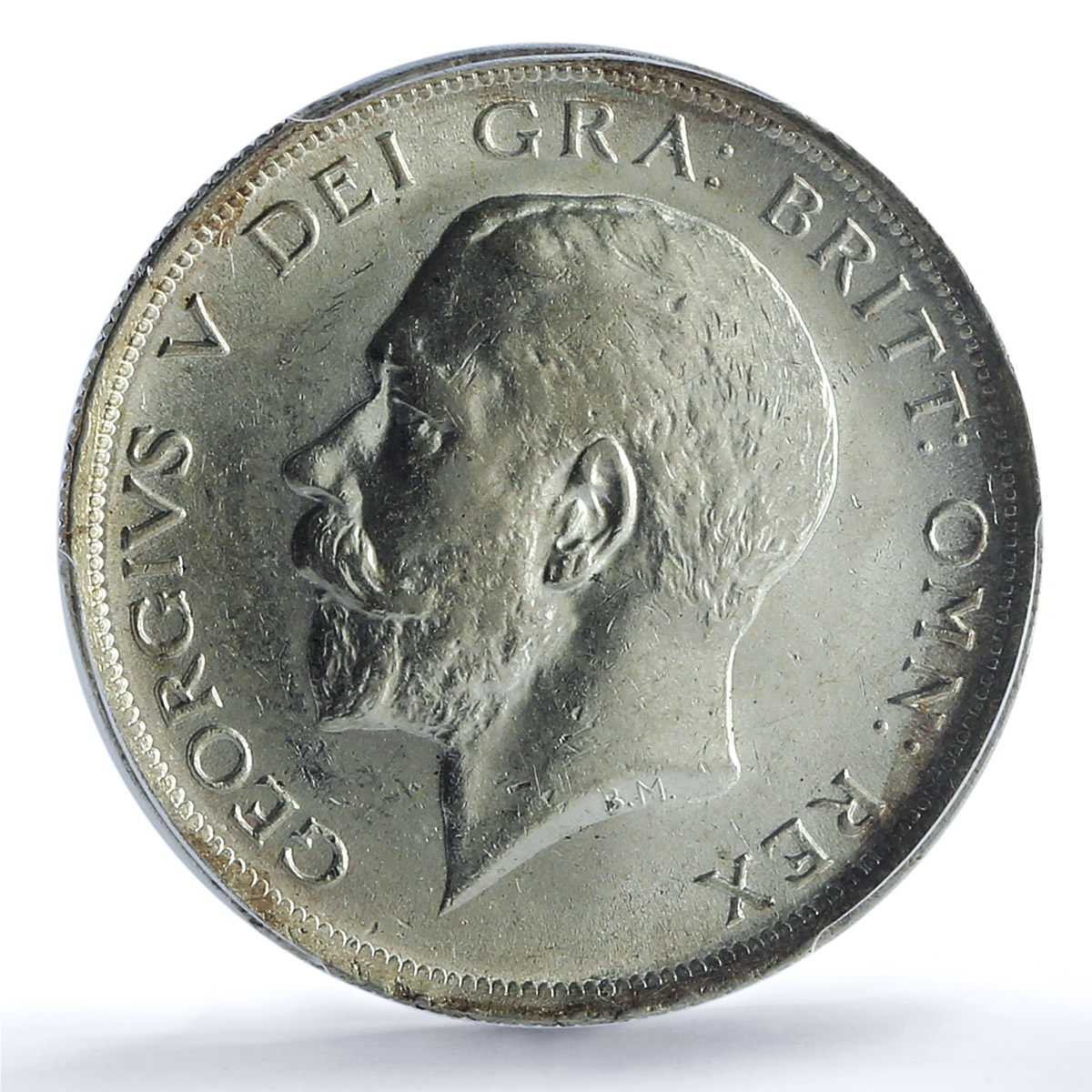 Great Britain 1/2 crown George V Coinage KM-818.1 AU58 PCGS silver coin 1916 Great Britain 1/2 crown George V Coinage KM-818.1 AU58 PCGS silver coin 1916