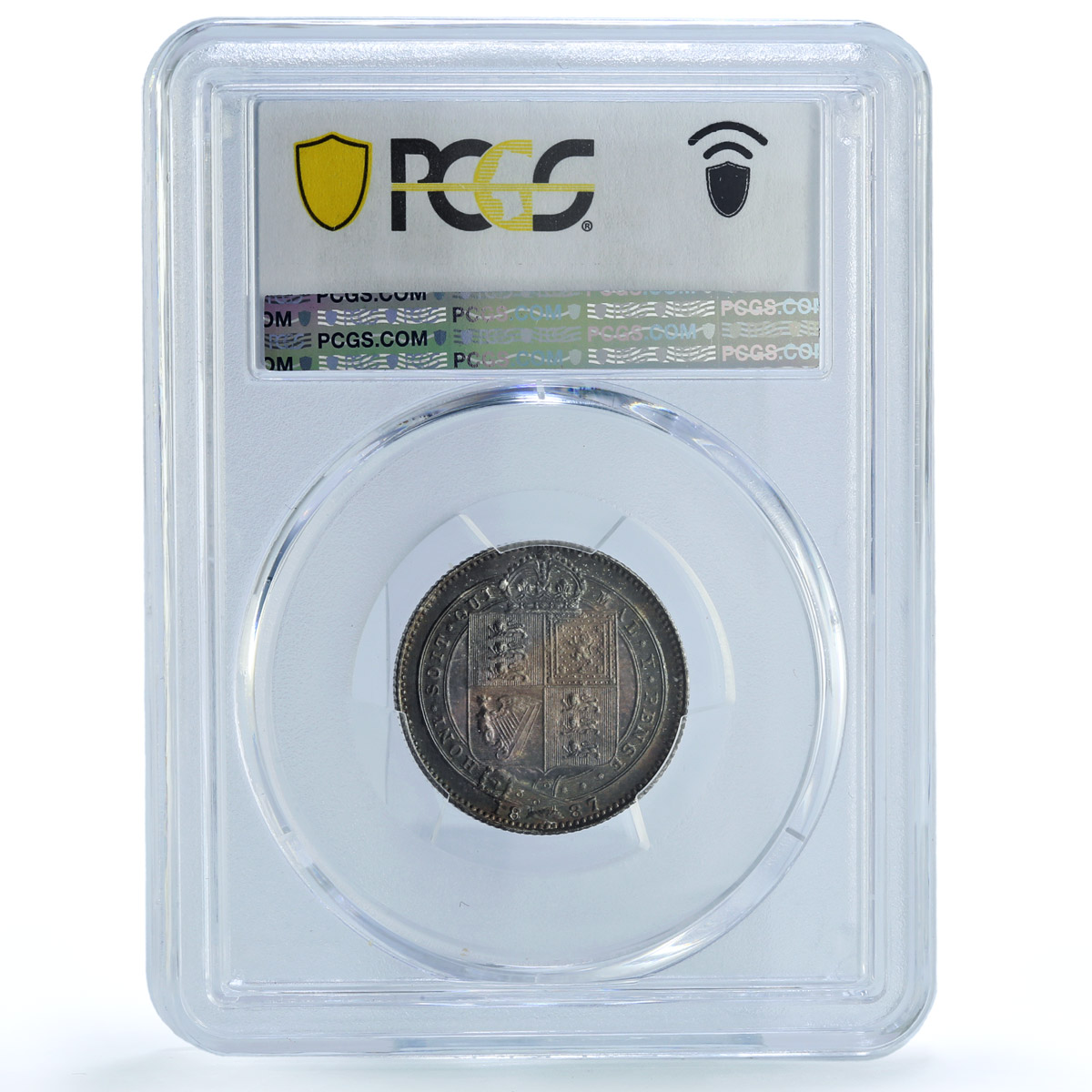 Gr Britain 1 shilling Regular Coinage Queen Victoria MS62 PCGS silver coin 1887 Gr Britain 1 shilling Regular Coinage Queen Victoria MS62 PCGS silver coin 1887