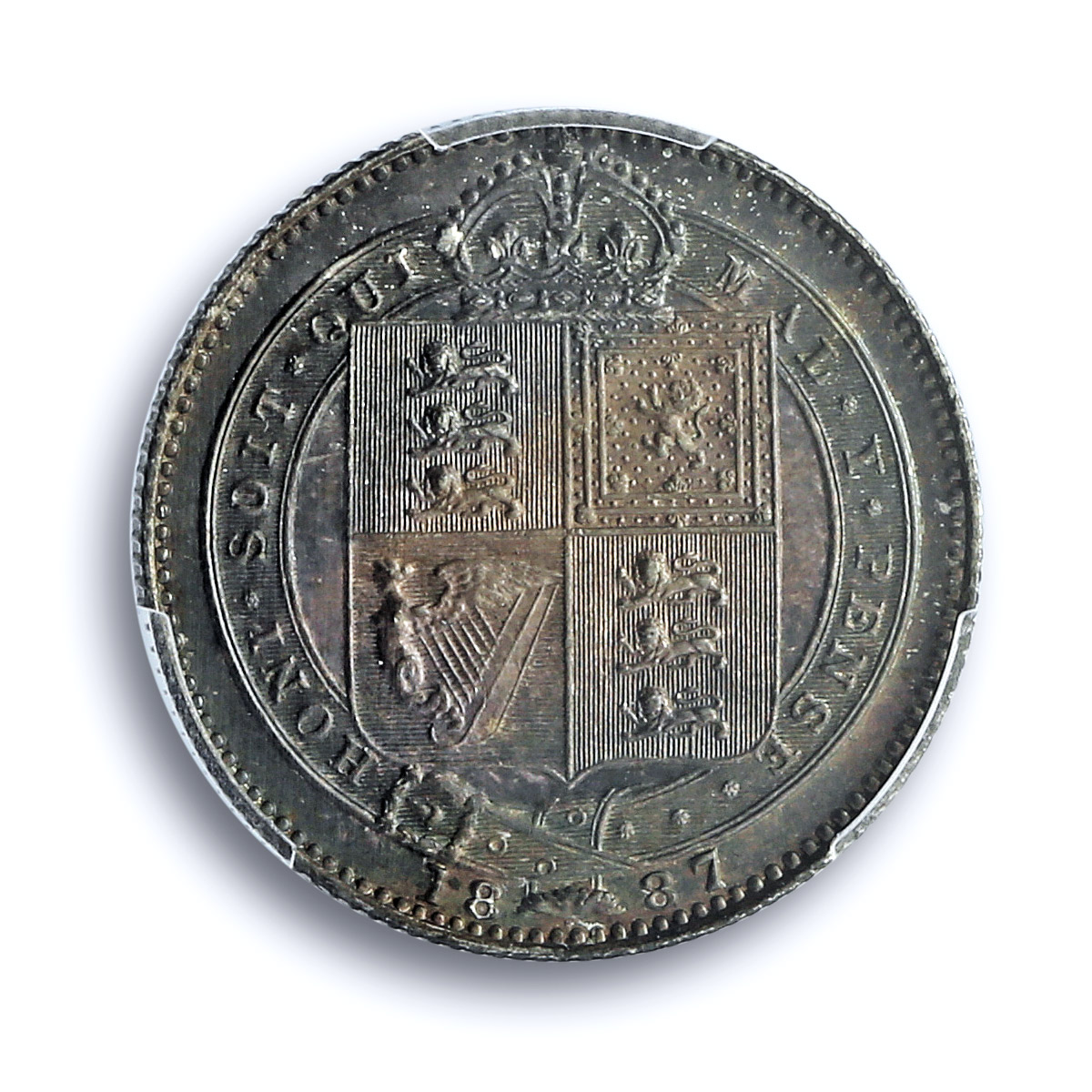 Gr Britain 1 shilling Regular Coinage Queen Victoria MS62 PCGS silver coin 1887 Gr Britain 1 shilling Regular Coinage Queen Victoria MS62 PCGS silver coin 1887