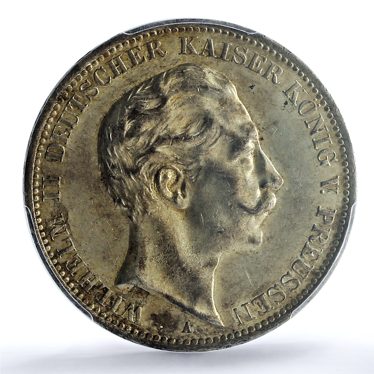 Germany Prussia 3 mark Regular Coinage Wilhelm II AU55 PCGS silver coin 1912 Germany Prussia 3 mark Regular Coinage Wilhelm II AU55 PCGS silver coin 1912