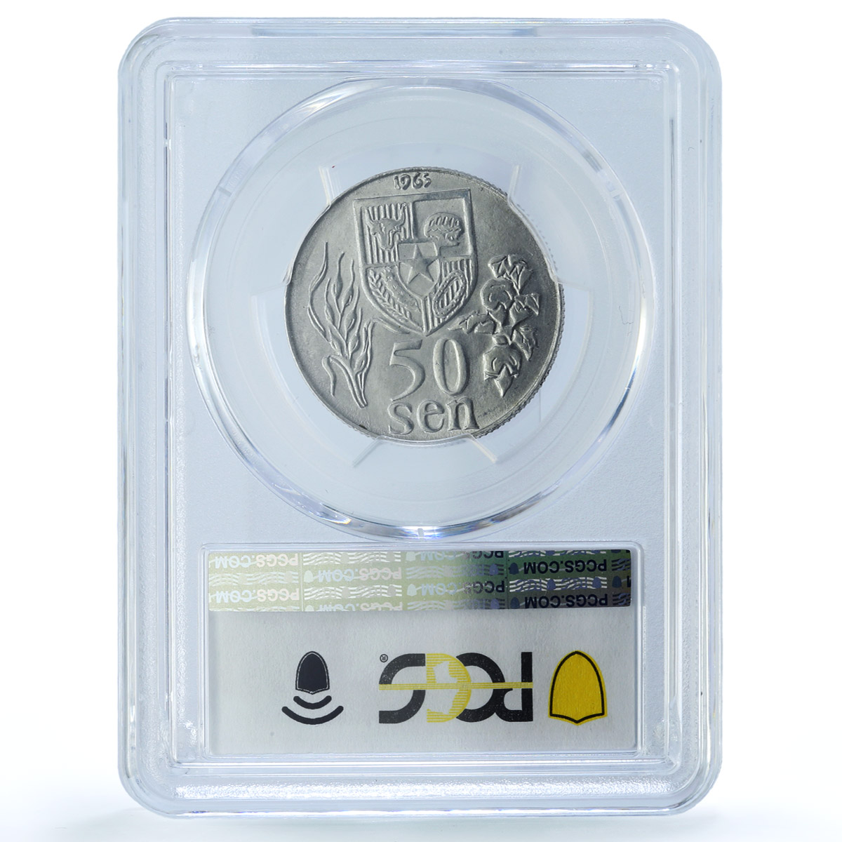 Indonesia Irian Barat 50 sen President Sukarno Km-Pn4 SP62 PCGS Al coin 1965 Indonesia Irian Barat 50 sen President Sukarno Km-Pn4 SP62 PCGS Al coin 1965