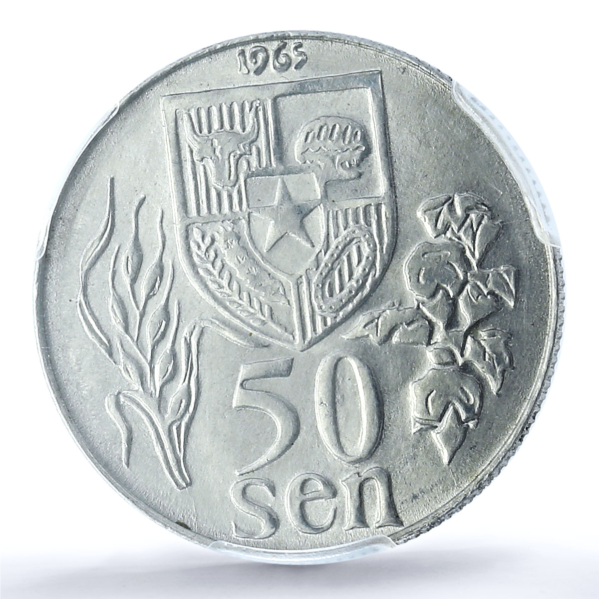Indonesia Irian Barat 50 sen President Sukarno Km-Pn4 SP62 PCGS Al coin 1965 Indonesia Irian Barat 50 sen President Sukarno Km-Pn4 SP62 PCGS Al coin 1965