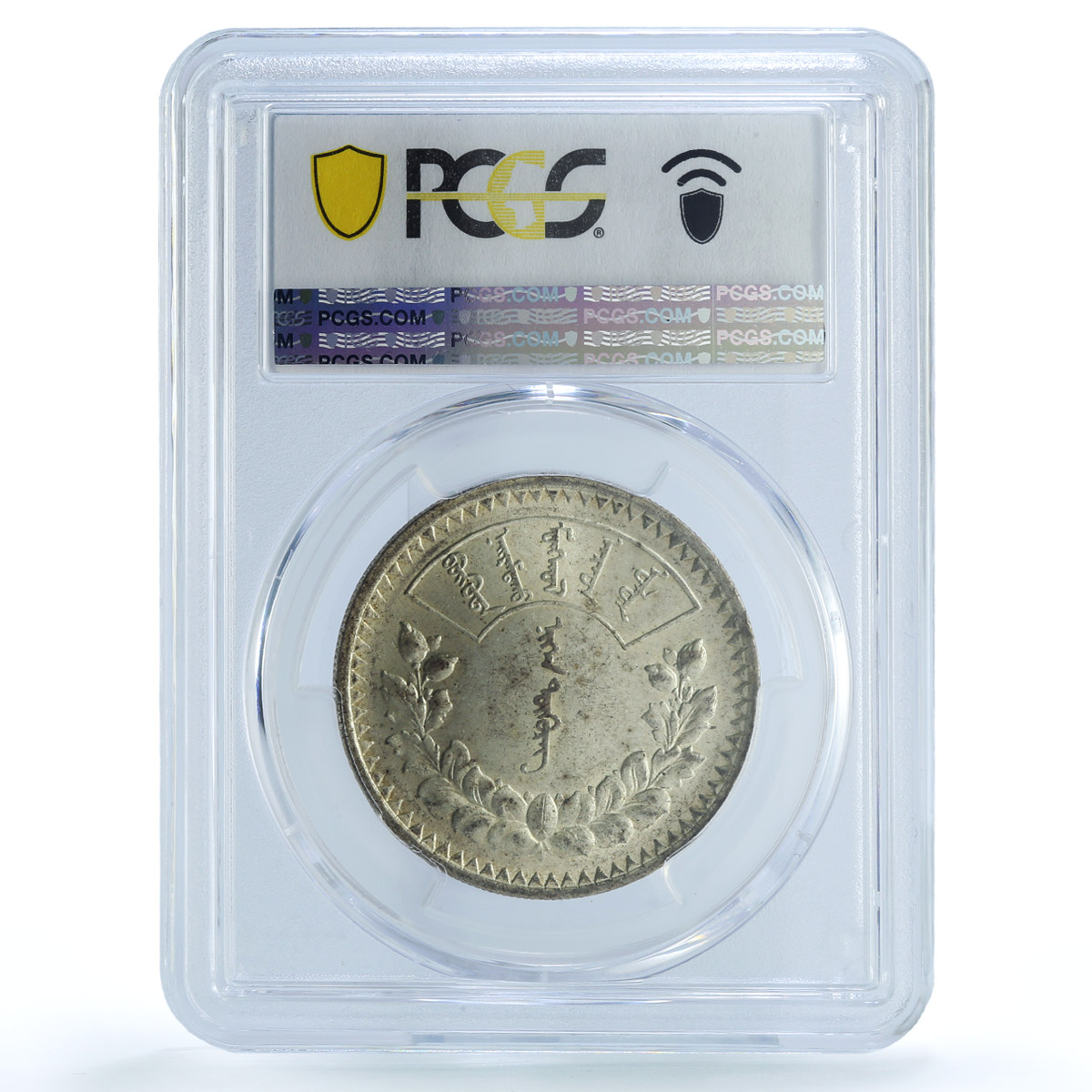 Mongolia 1 togrog Republic Regular Coinage KM-8 MS61 PCGS silver coin 1925